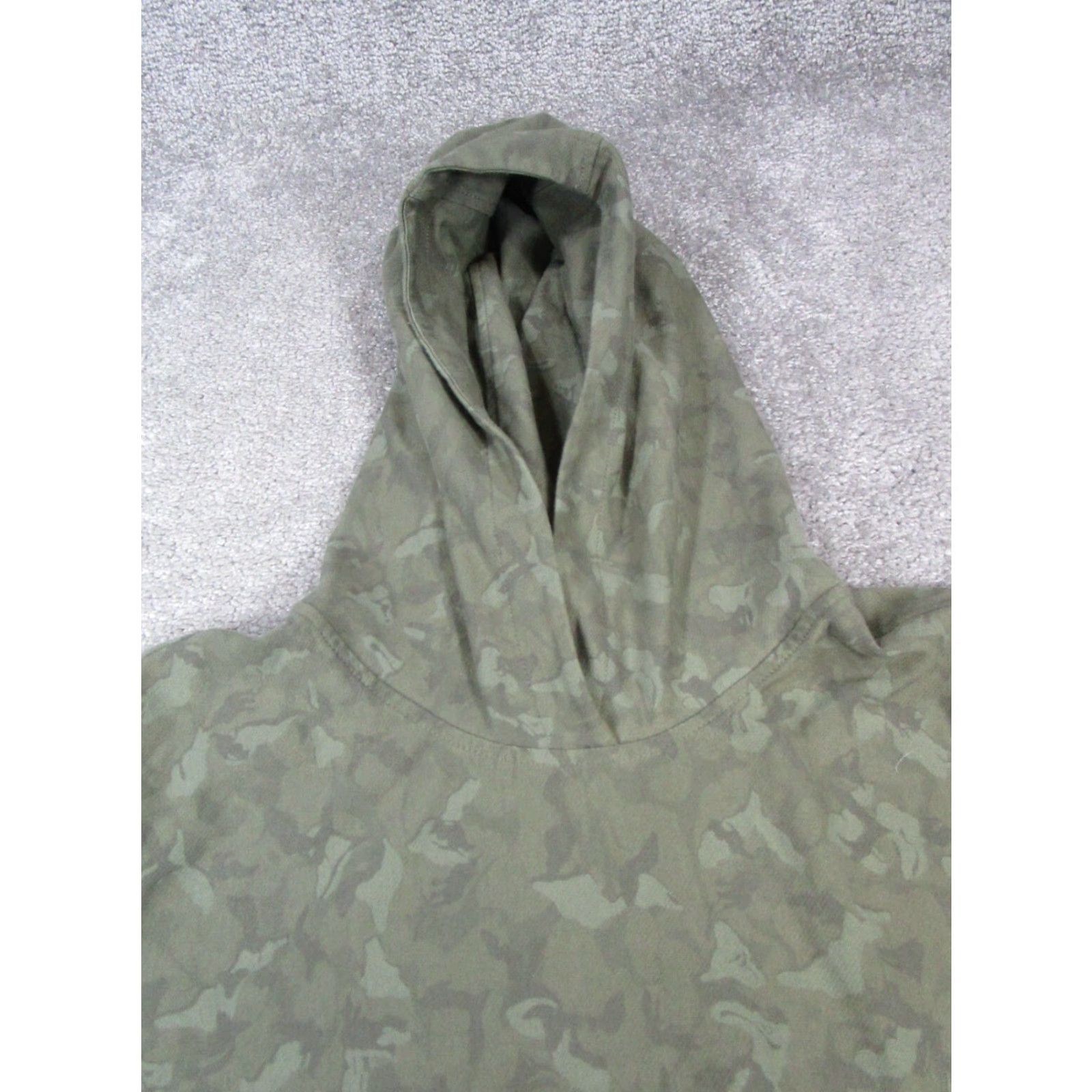 Athleta VINTAGE Athleta Hoodie Women's Small Green Camouflage Activewear Pullover Yoga Cotton Size S / US 4 / IT 40 - 2 Thumbnail