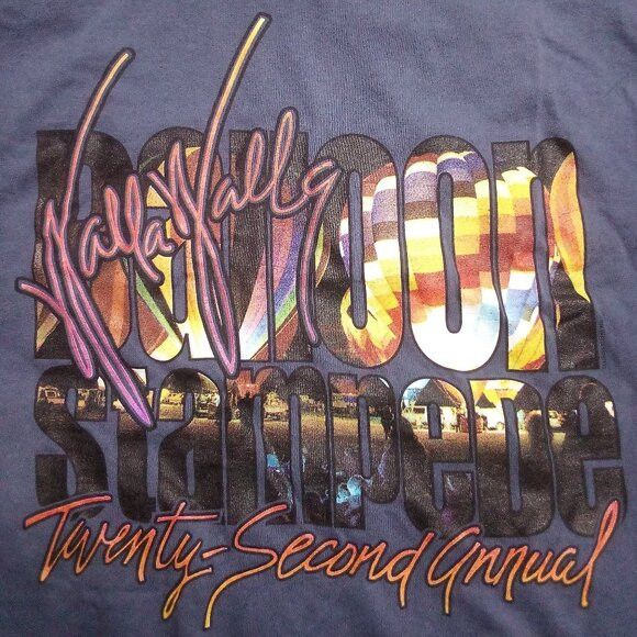 Vintage Vintage Walla Walla Balloon Stampede 22nd Annual T-Shirt Size US L / EU 52-54 / 3 - 1 Thumbnail