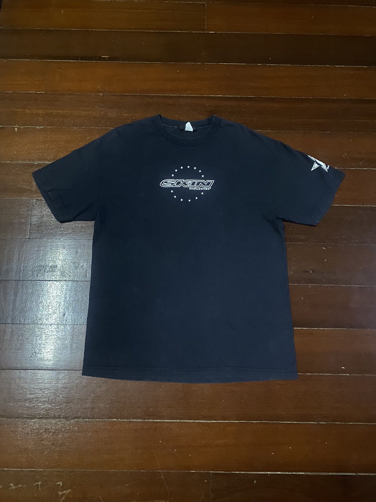 Sex Skateboards × Vintage Vintage 90s Skin Industries sexy girl T-shirt Size US L / EU 52-54 / 3 - 6 Thumbnail