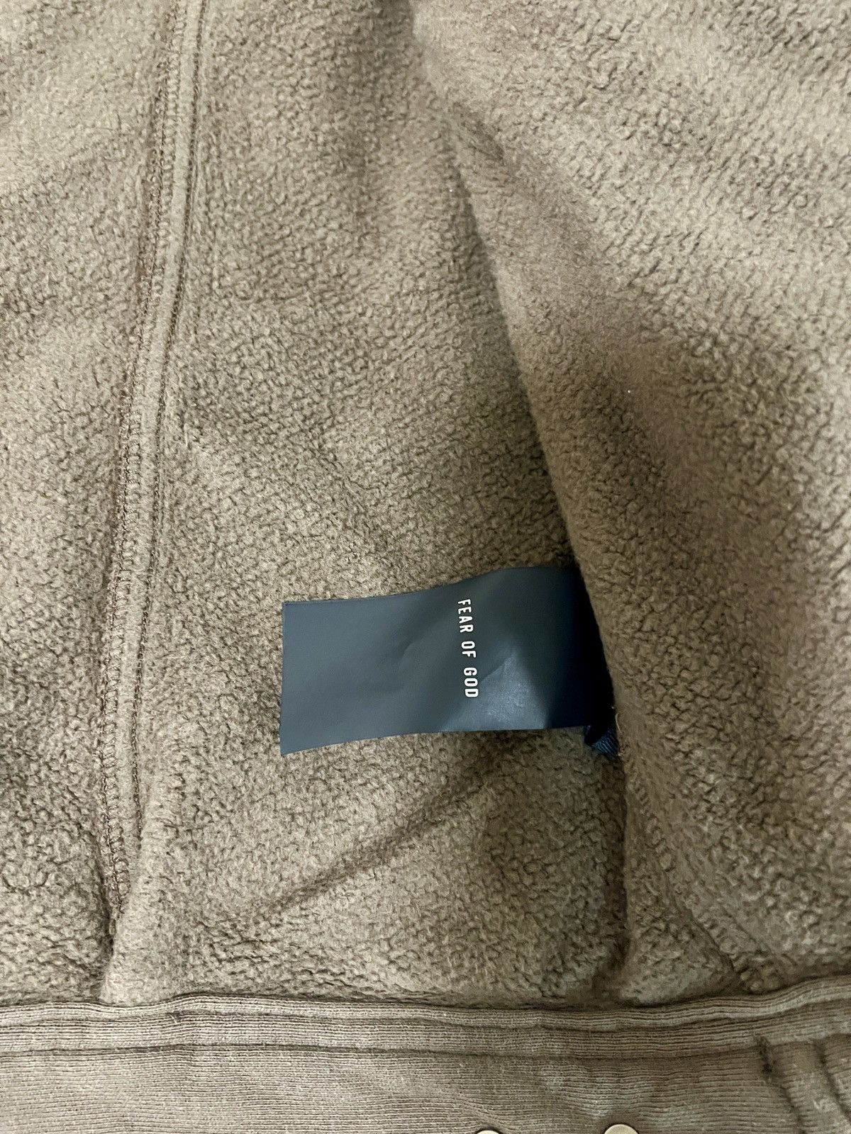 Fear of God FEAR OF GOD Fleece-Back Cotton-Jersey Trucker Jacket Size US S / EU 44-46 / 1 - 6 Thumbnail