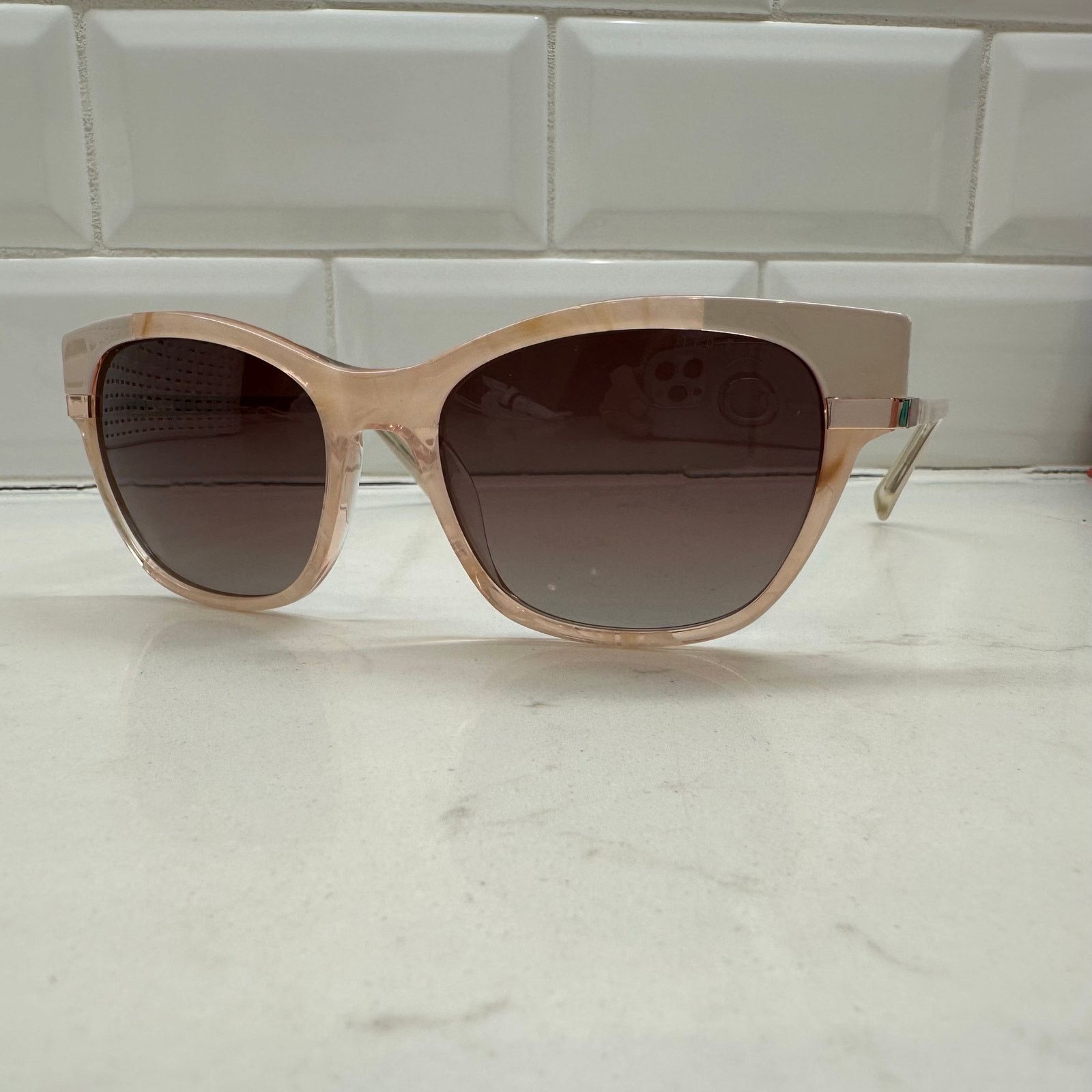 Ted Baker Ted Baker Sunglasses TWS219 BLS 55 18 Champagne Pink Size ONE SIZE - 3 Thumbnail