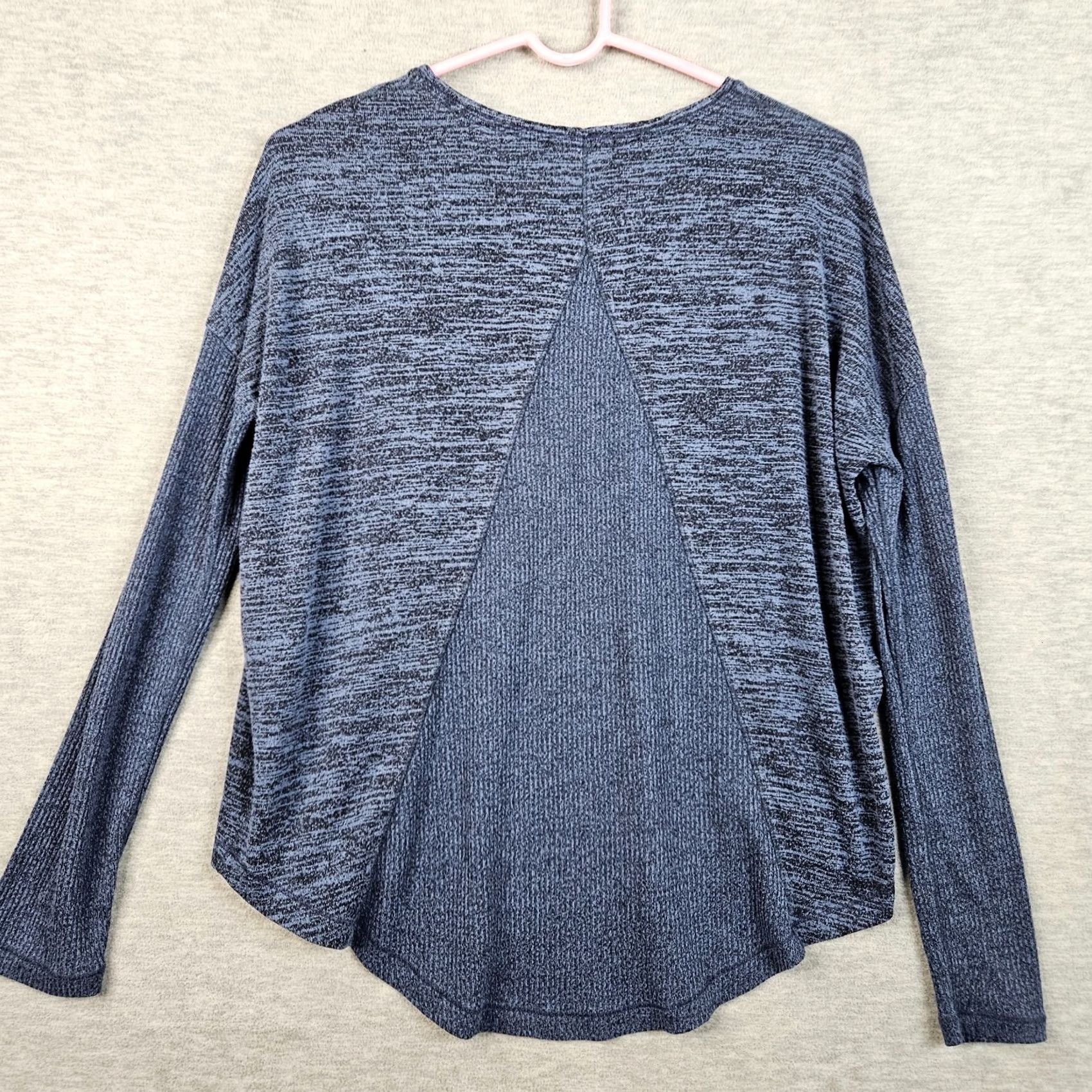 Rag & Bone Rag & bone Women's Knitted Long Sleeve Pullover Top S Blue Regular Knit Solid STOP Size S / US 4 / IT 40 - 2 Thumbnail