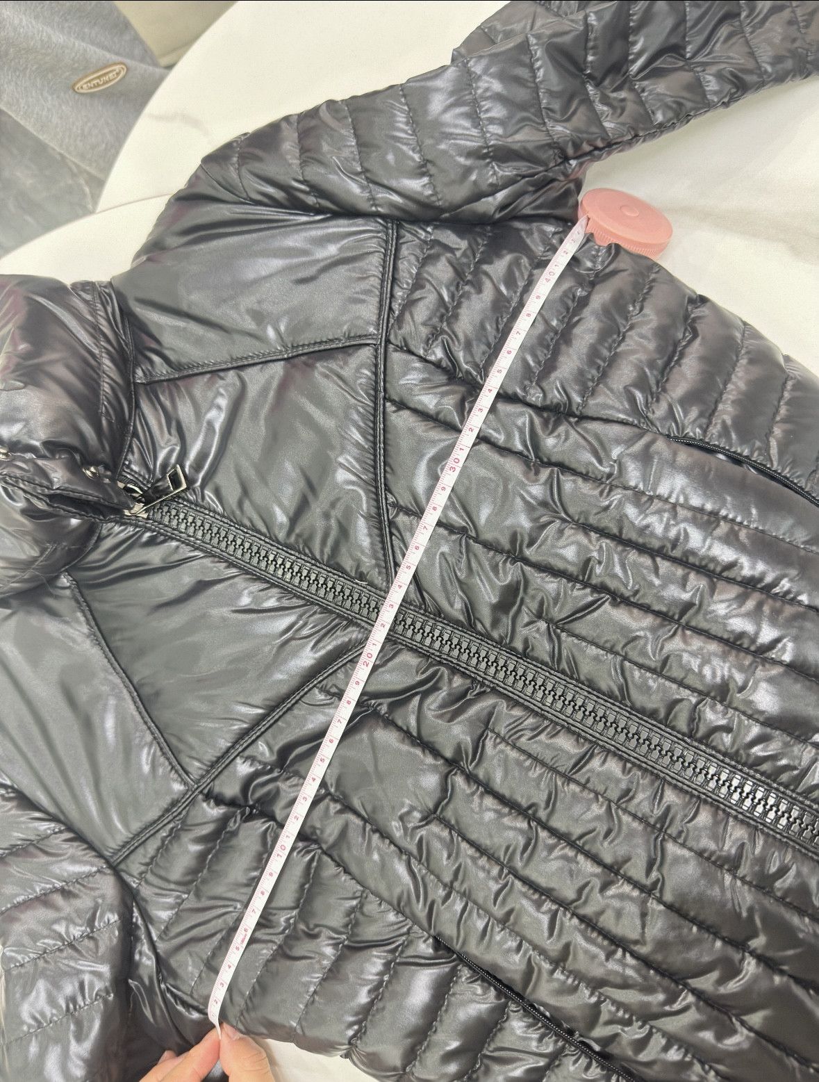 Moncler Moncler Black Embroidered Logo Down Jacket Size US XS / EU 42 / 0 - 9 Thumbnail