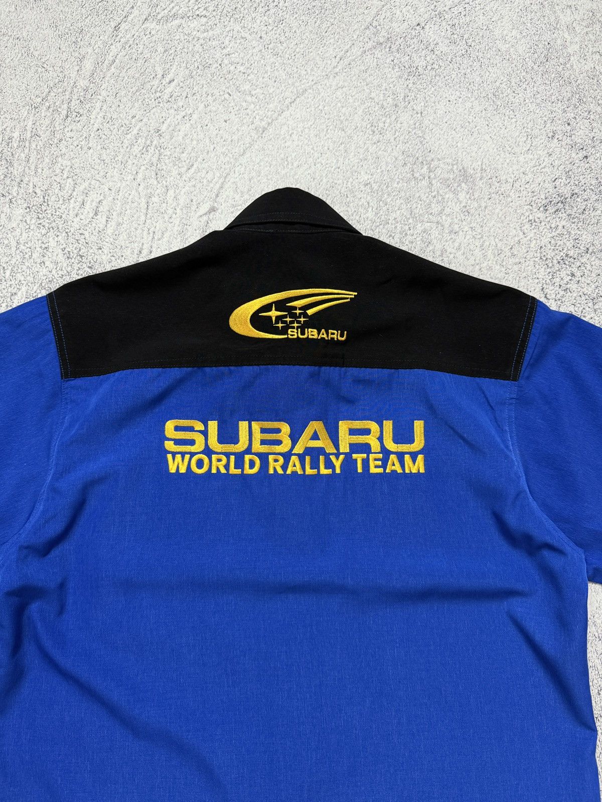 Vintage Vintage Subaru 555 World Rally Team Worker Buttons Shirt Size US M / EU 48-50 / 2 - 8 Thumbnail