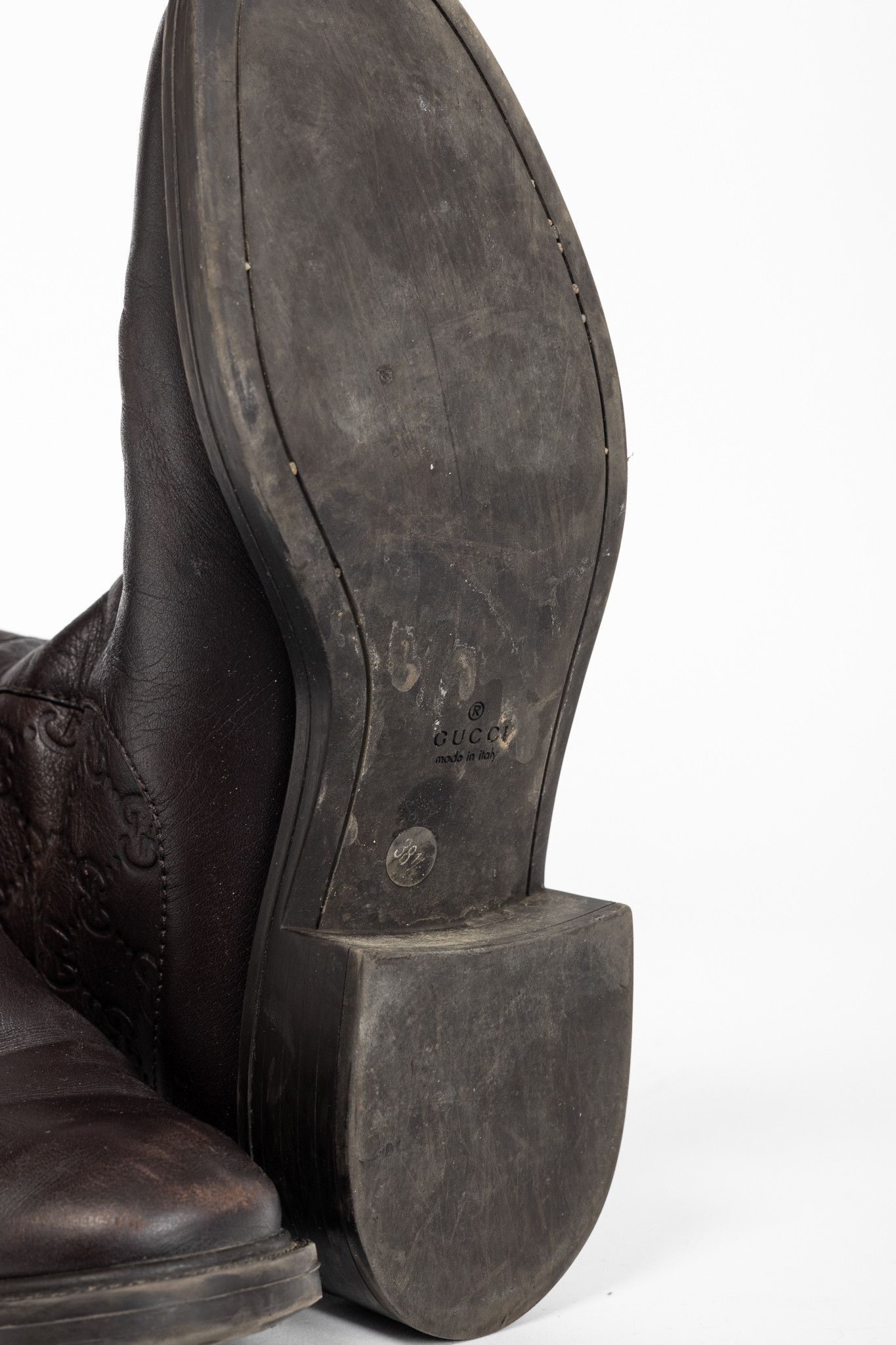 Gucci Gucci Maud Soft Guccissima Leather Knee-High Riding Boots Size US 8 / IT 38 - 5 Thumbnail