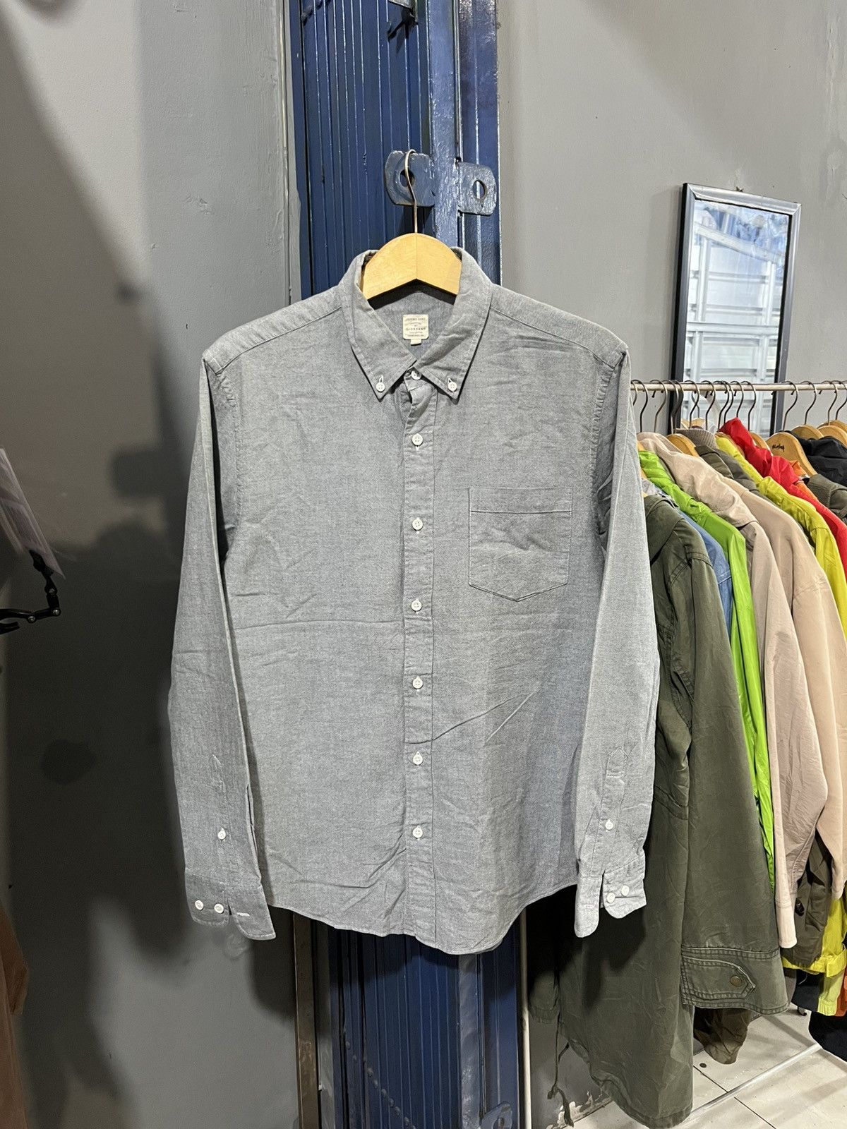 Giordano Giordano chambray button ups shirt long sleeve Size US L / EU 52-54 / 3 - 5 Thumbnail