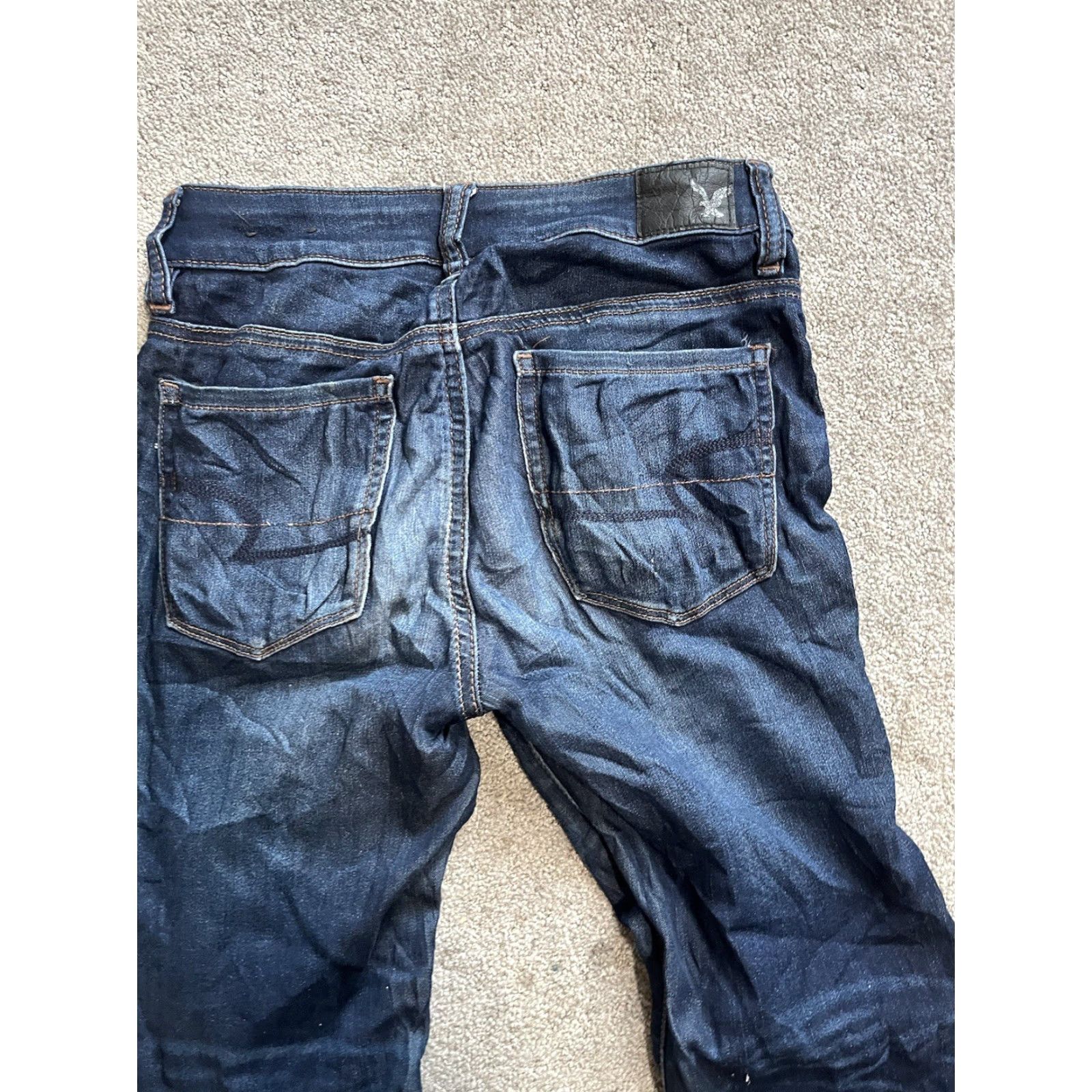 American Eagle Outfitters VINTAGE American Eagle Blue Next Level Stretch Hi-Rise Jegging Pants Regular 0 Women Corduroy Jeans Jegging Size 25" / US 0 / IT 36 - 2 Thumbnail