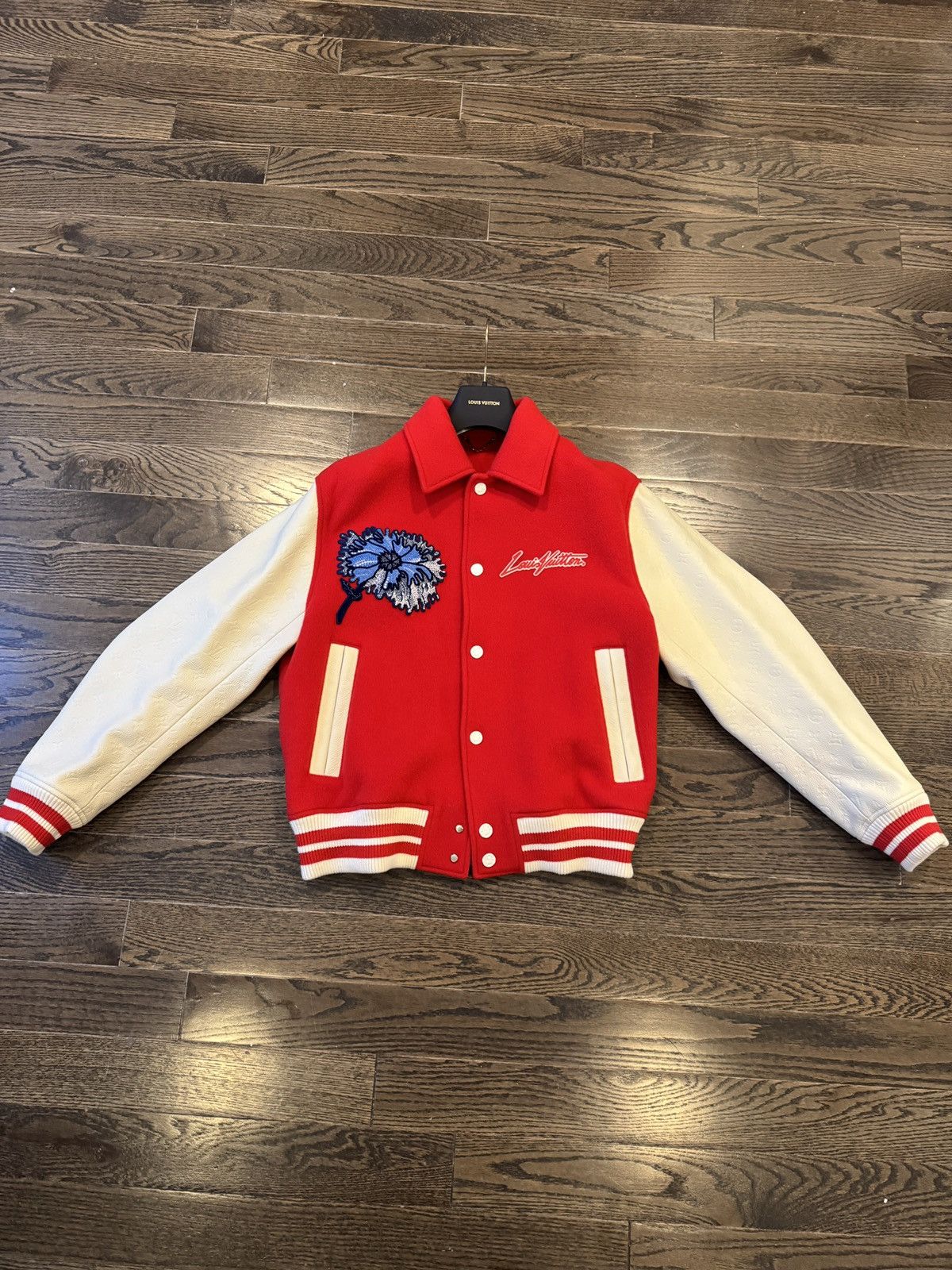 Louis Vuitton × Yayoi Kusama Louis Vuitton x Yayoi Kusama Varsity Jacket Size US M / EU 48-50 / 2 - 2 Thumbnail