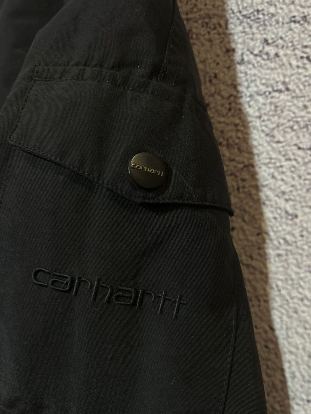 Carhartt Carhartt WIP W’ Anchorage Parka Black – Fur Hood – Size S Size US S / EU 44-46 / 1 - 5 Thumbnail