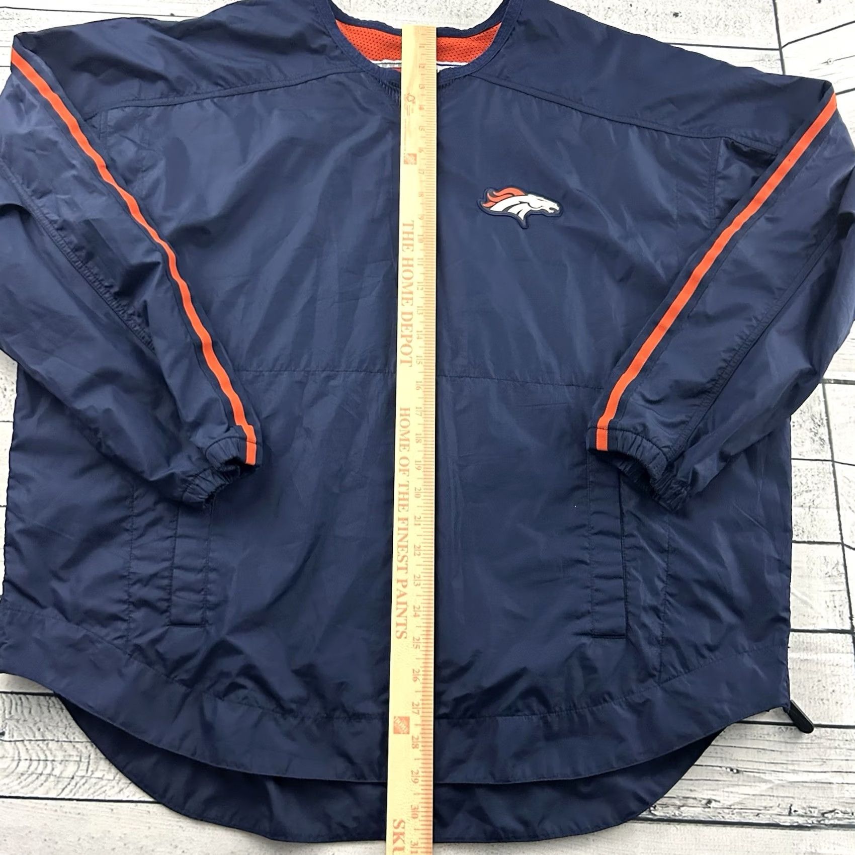 Nike Vintage Nike Pro Line Denver Broncos Windbreaker Jacket Men XL Blue Size US XL / EU 56 / 4 - 4 Thumbnail