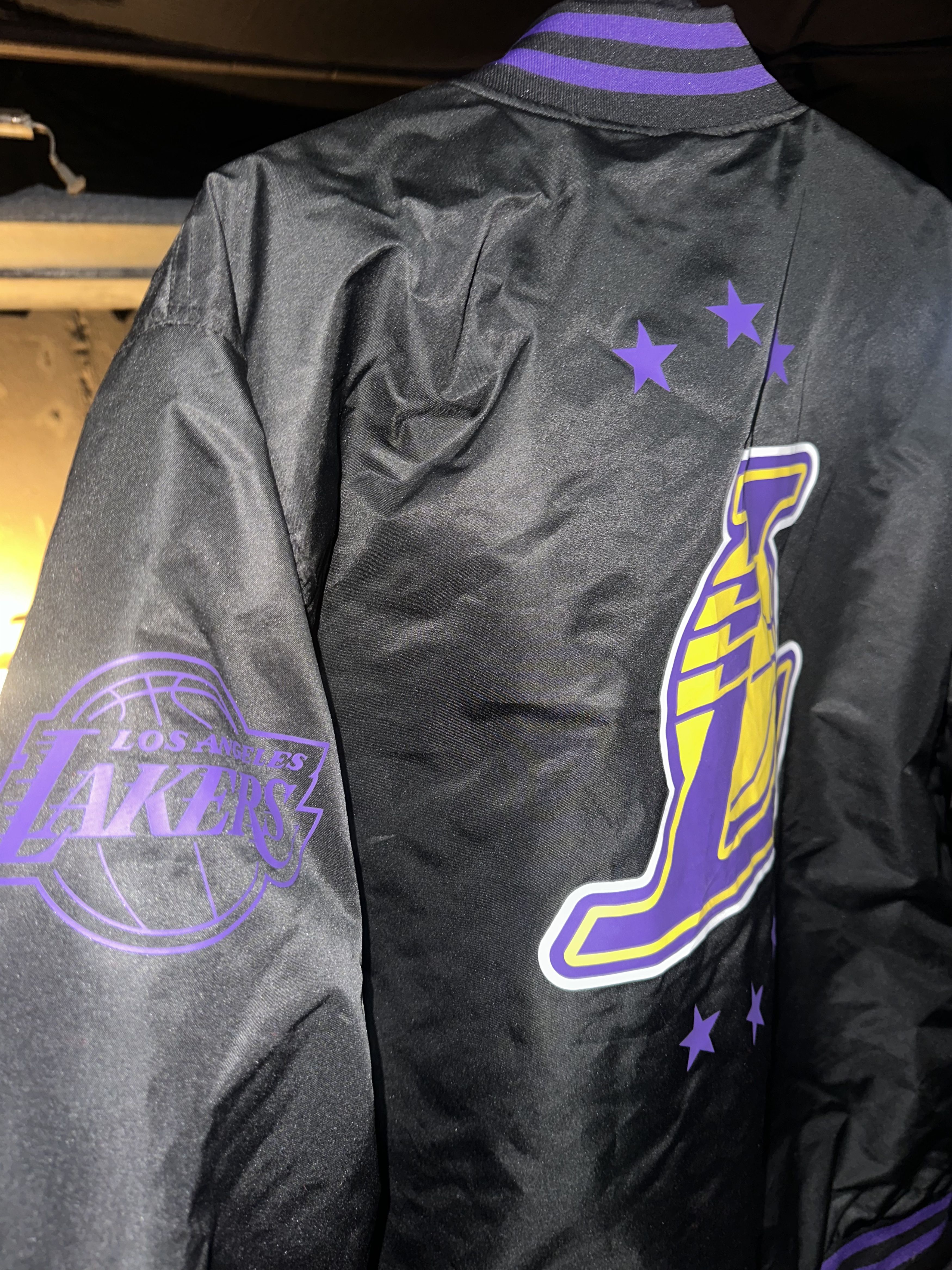Other Black Lakers Bomber Size US XL / EU 56 / 4 - 4 Thumbnail