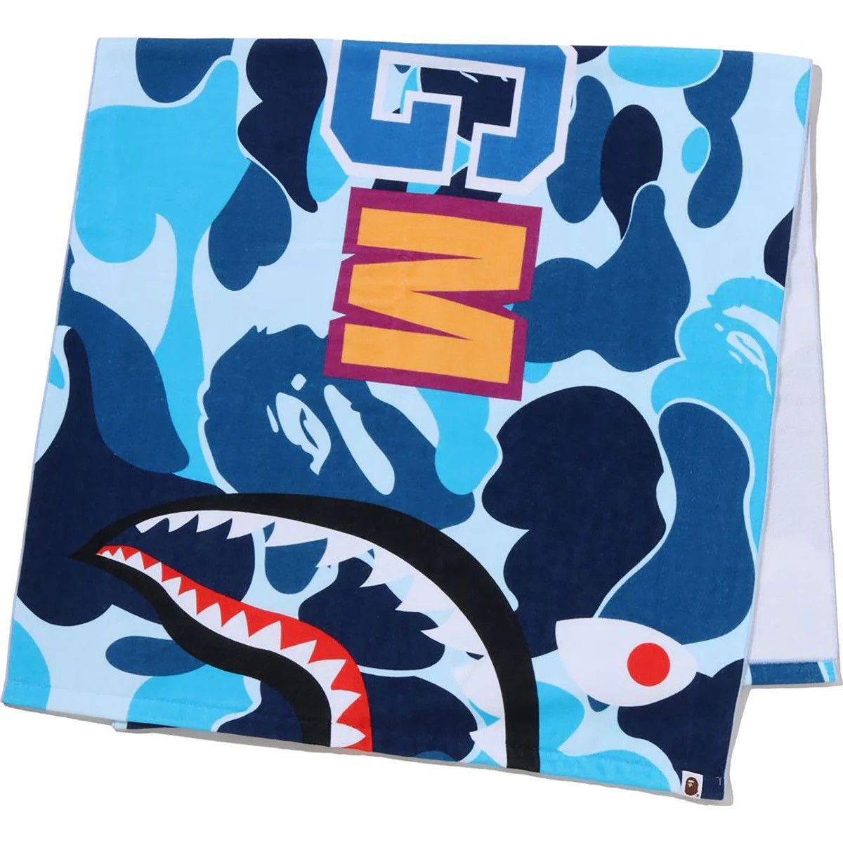 Bape Bape blue ABC camo towel Size ONE SIZE - 2 Thumbnail