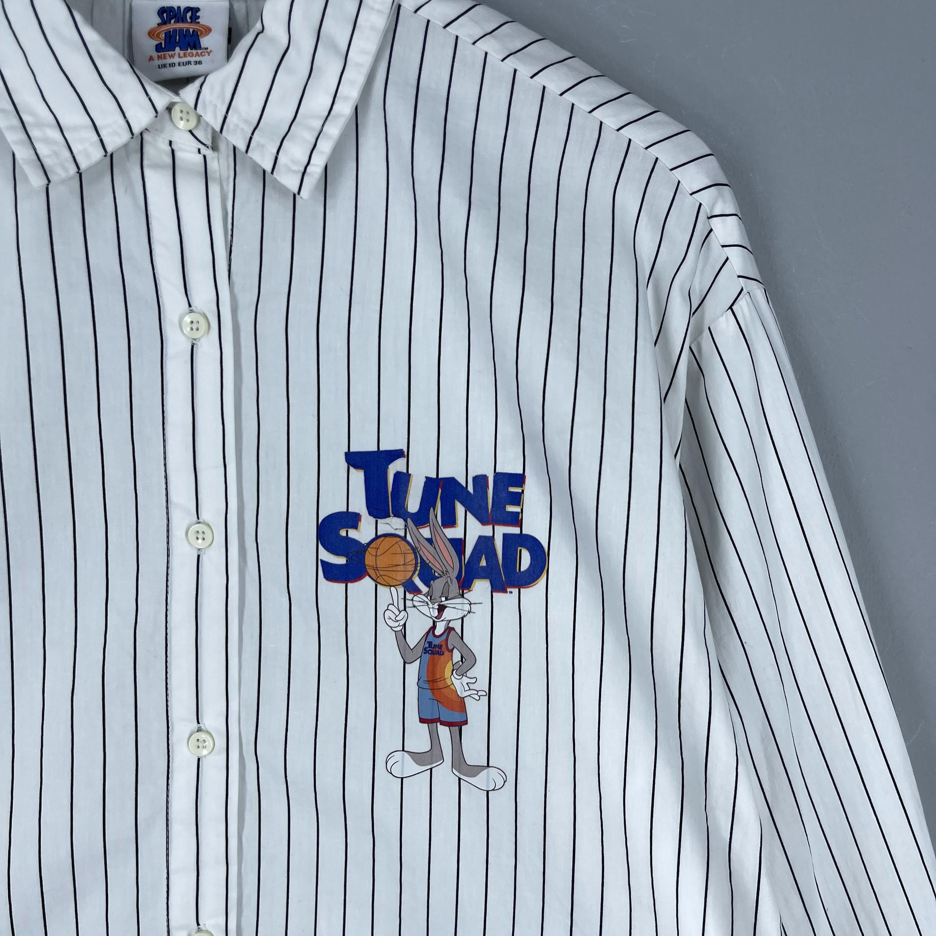 Warner Bros Vintage Y2K SPACE JAM Tunes Squad Nba Cartoons Shirt Size US M / EU 48-50 / 2 - 5 Thumbnail