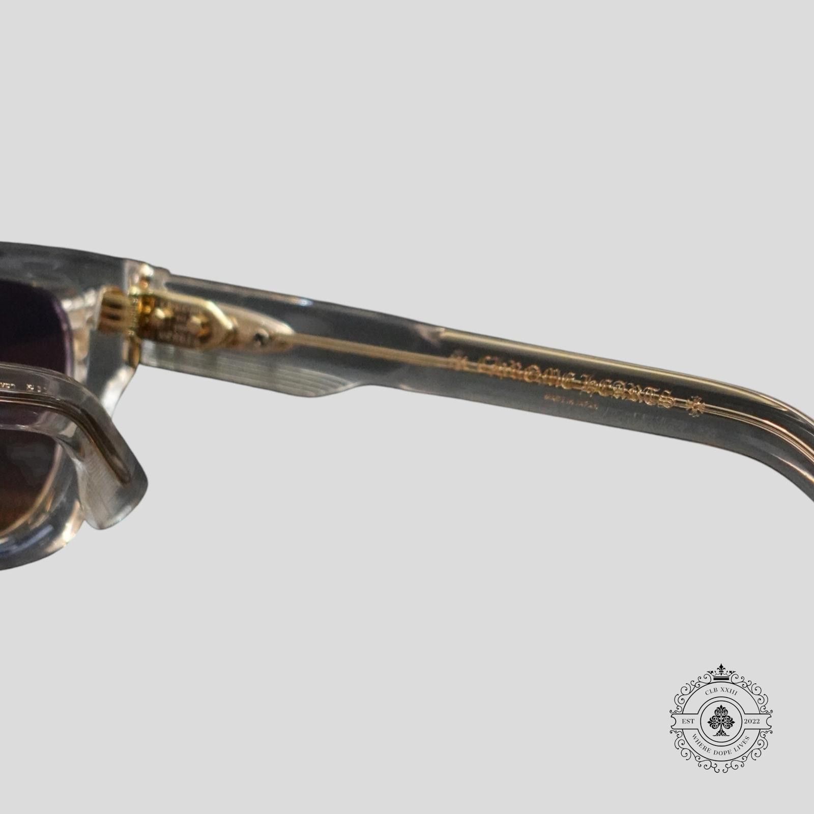 Chrome Hearts Chrome Hearts Charismadick Glasses in Clear/Gold Size ONE SIZE - 5 Thumbnail