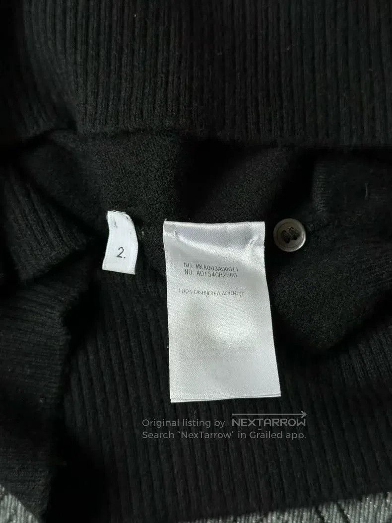 Thom Browne Thom Browne Black Limited Edition High-Neck Cashmere Sweat Size US M / EU 48-50 / 2 - 3 Thumbnail
