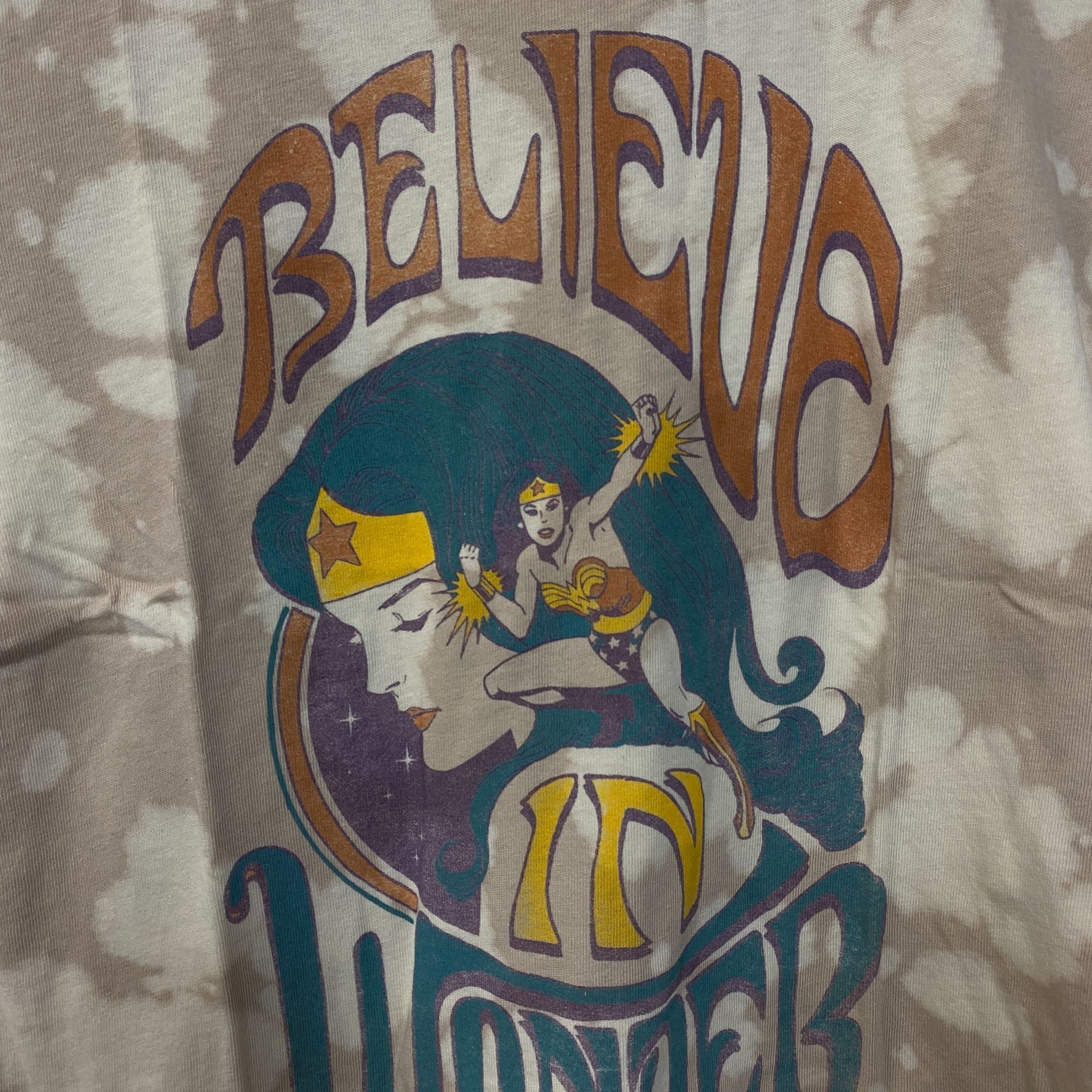 Junk Food Junk Food Clothing Wonder Woman Believe in Wonder Tie-Dye T- Size US XS / EU 42 / 0 - 2 Thumbnail