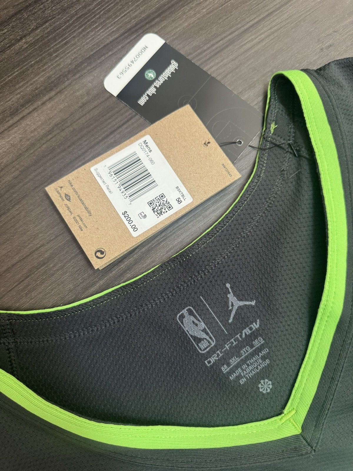 Jordan Brand × Nike 3XL Minnesota Timberwolves NBA Statement Edition Jersey Size US XXL / EU 58 / 5 - 4 Thumbnail
