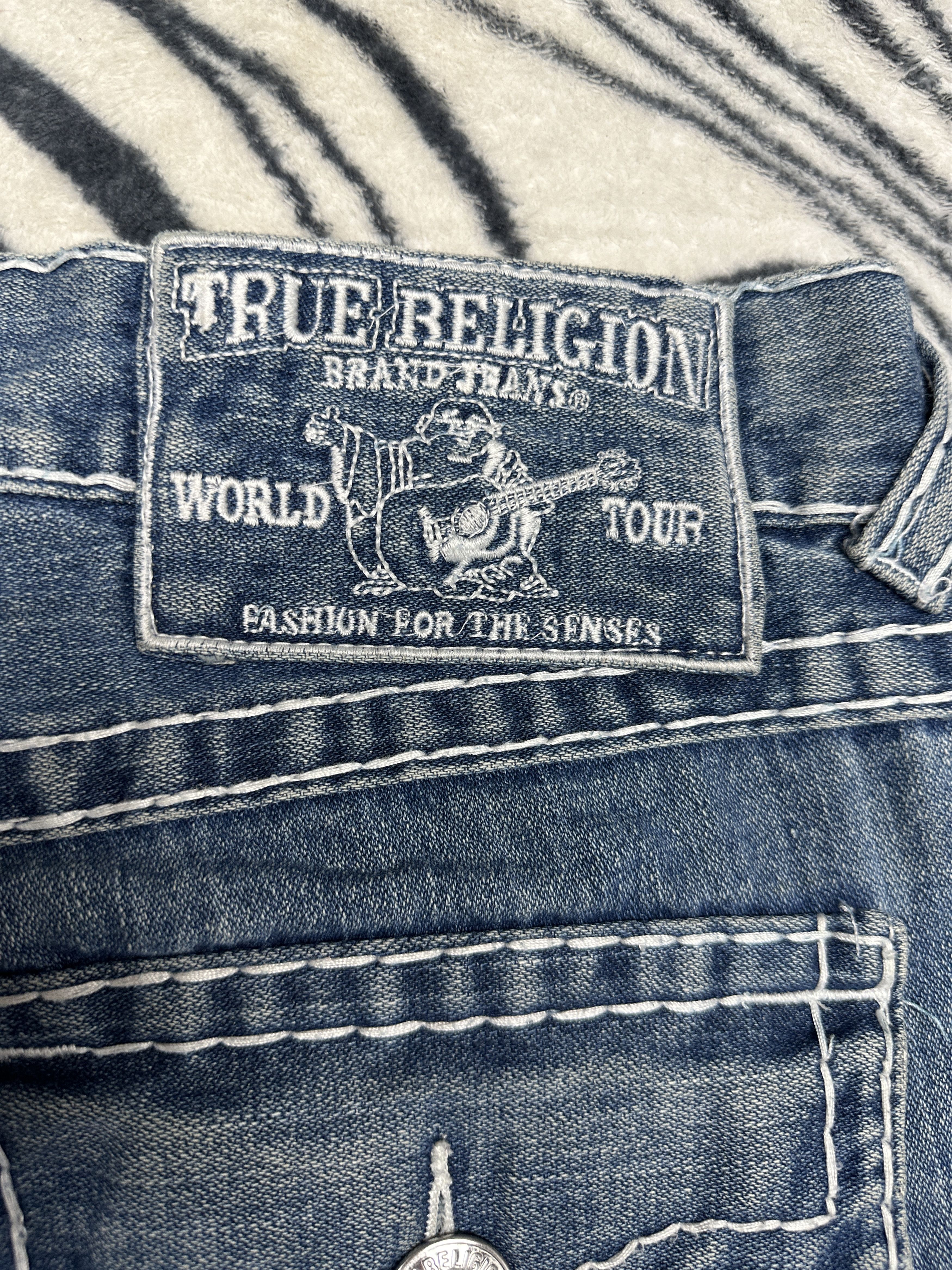 True Religion True Religion Limited Edition Mens Denim Pants Jeans Size US 36 / EU 52 - 3 Thumbnail