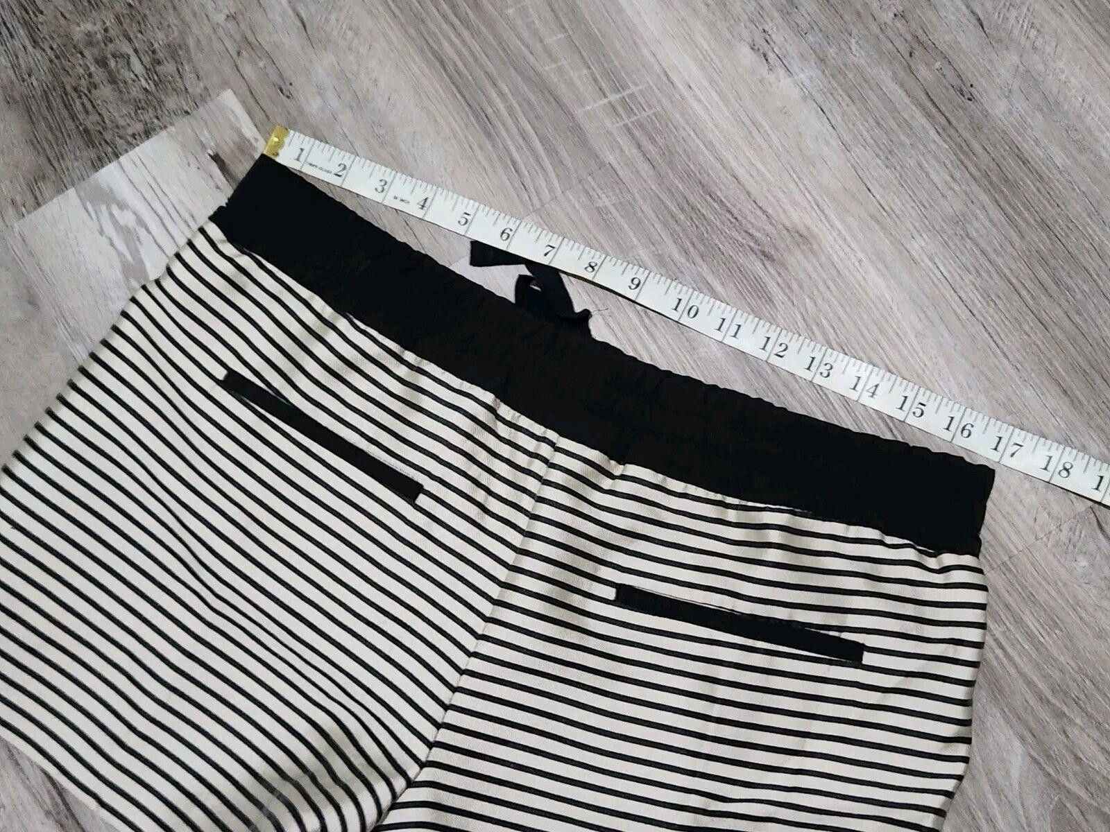 Ann Taylor Ann Taylor Loft Shorts Size 6 Tan Black Striped Metallic Size 28" / US 6 / IT 42 - 4 Thumbnail