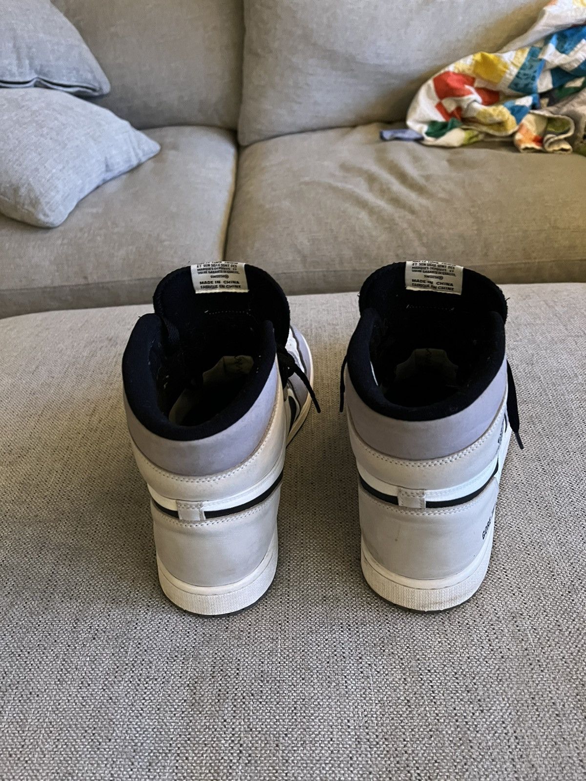 Jordan Brand Jordan 1 White/Grey Gore-Tex Size US 13 / EU 46 - 4 Thumbnail
