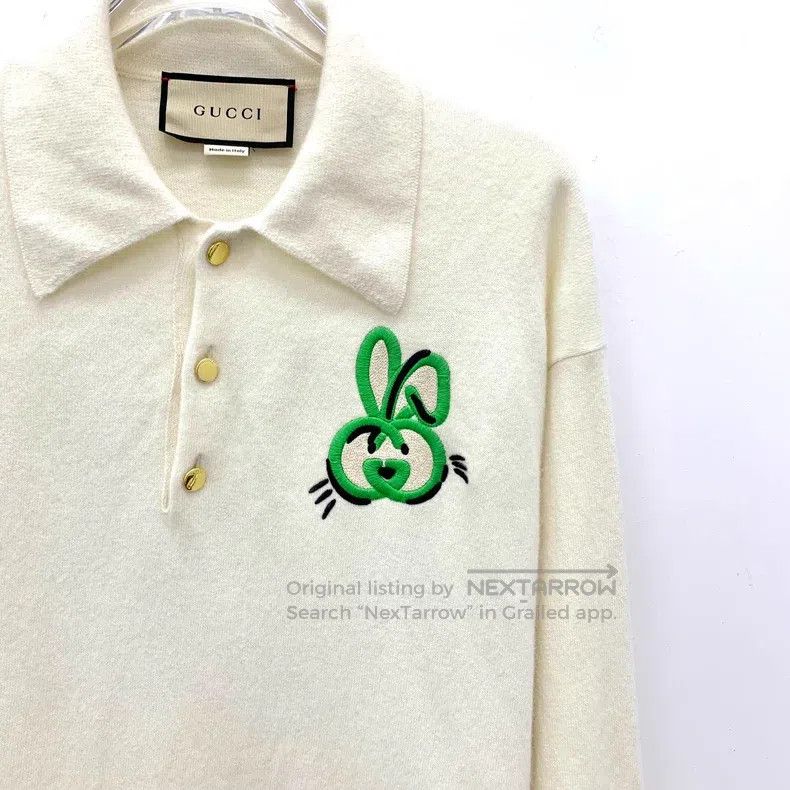 Gucci Gucci Beige double G embroidered wool lapel single-breaste Size M / US 6-8 / IT 42-44 - 3 Thumbnail