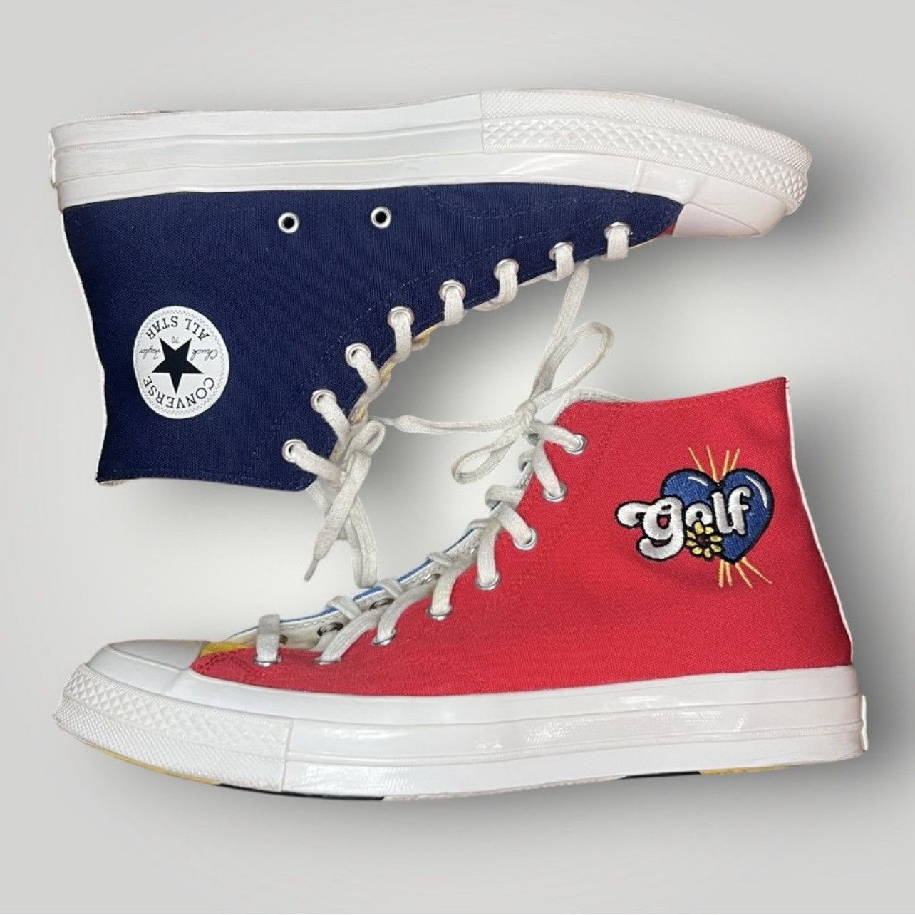 Converse Golf Wang x Converse Chuck 70 High ‘Tri-Panel’ Men’s Size 12 Size US 12 / EU 45 - 3 Thumbnail
