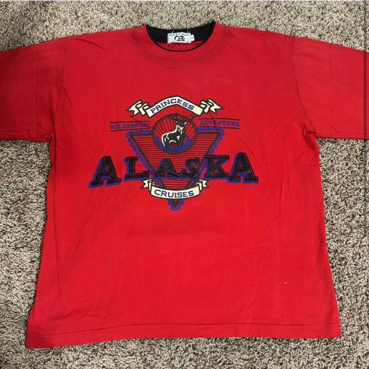 Vintage Vintage Double Neck Alaska Tee Size US M / EU 48-50 / 2 - 2 Thumbnail