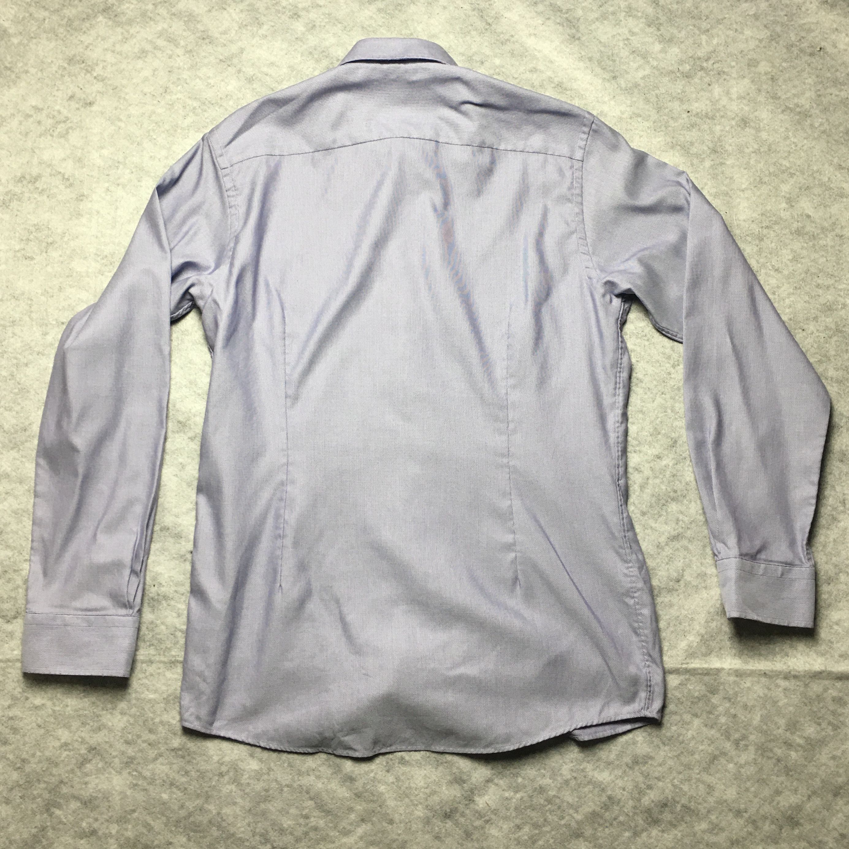 Eton ETON Long Sleeve Mens Blue Dress Shirt 41/16 Size 42S - 2 Thumbnail