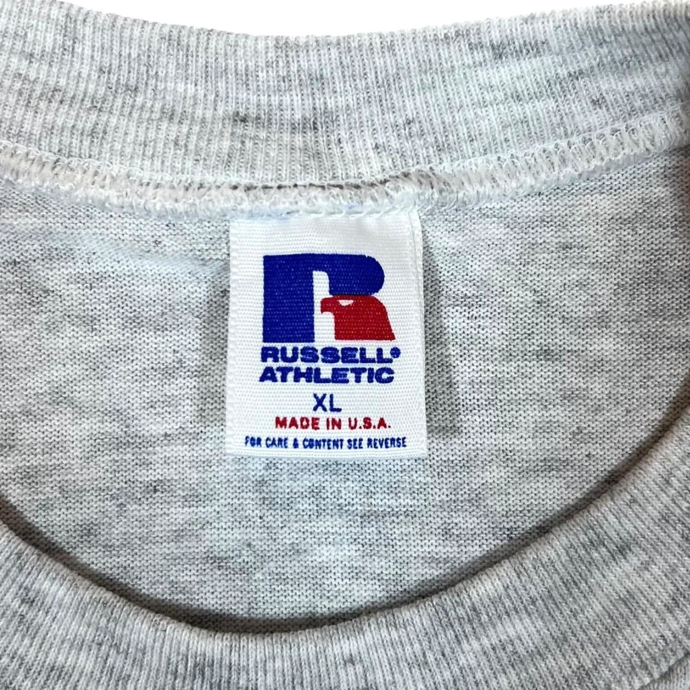Russell Athletic VINTAGE Russell Athletic WORK PLACE WEDNESDAY Made In USA Graphic T-Shirt XL Mens Grey USA Cartoon Print Shirt Size US XL / EU 56 / 4 - 3 Thumbnail