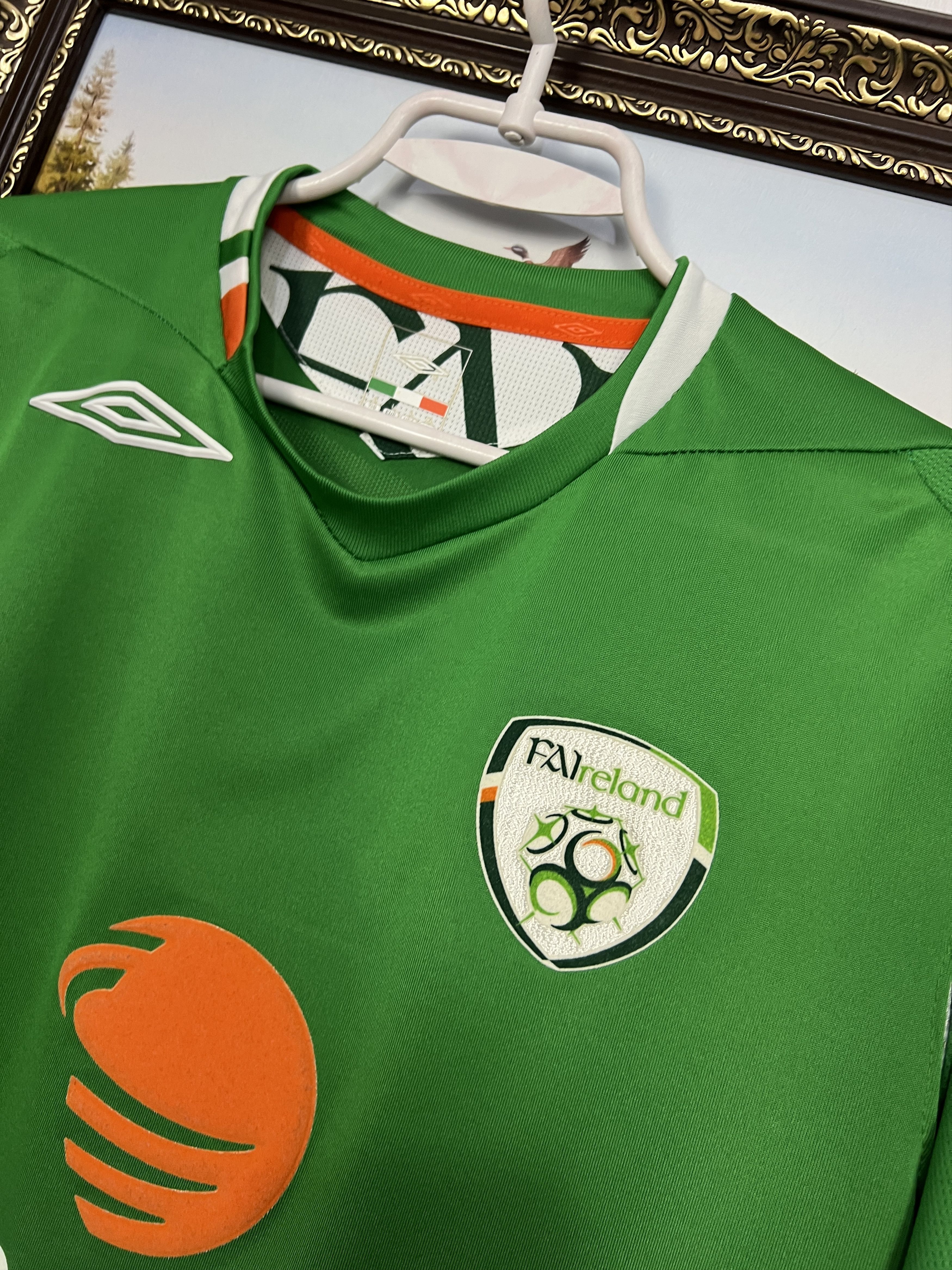 Umbro Republic of Ireland Home football shirt Soccer Jersey Trikot Size US L / EU 52-54 / 3 - 4 Thumbnail