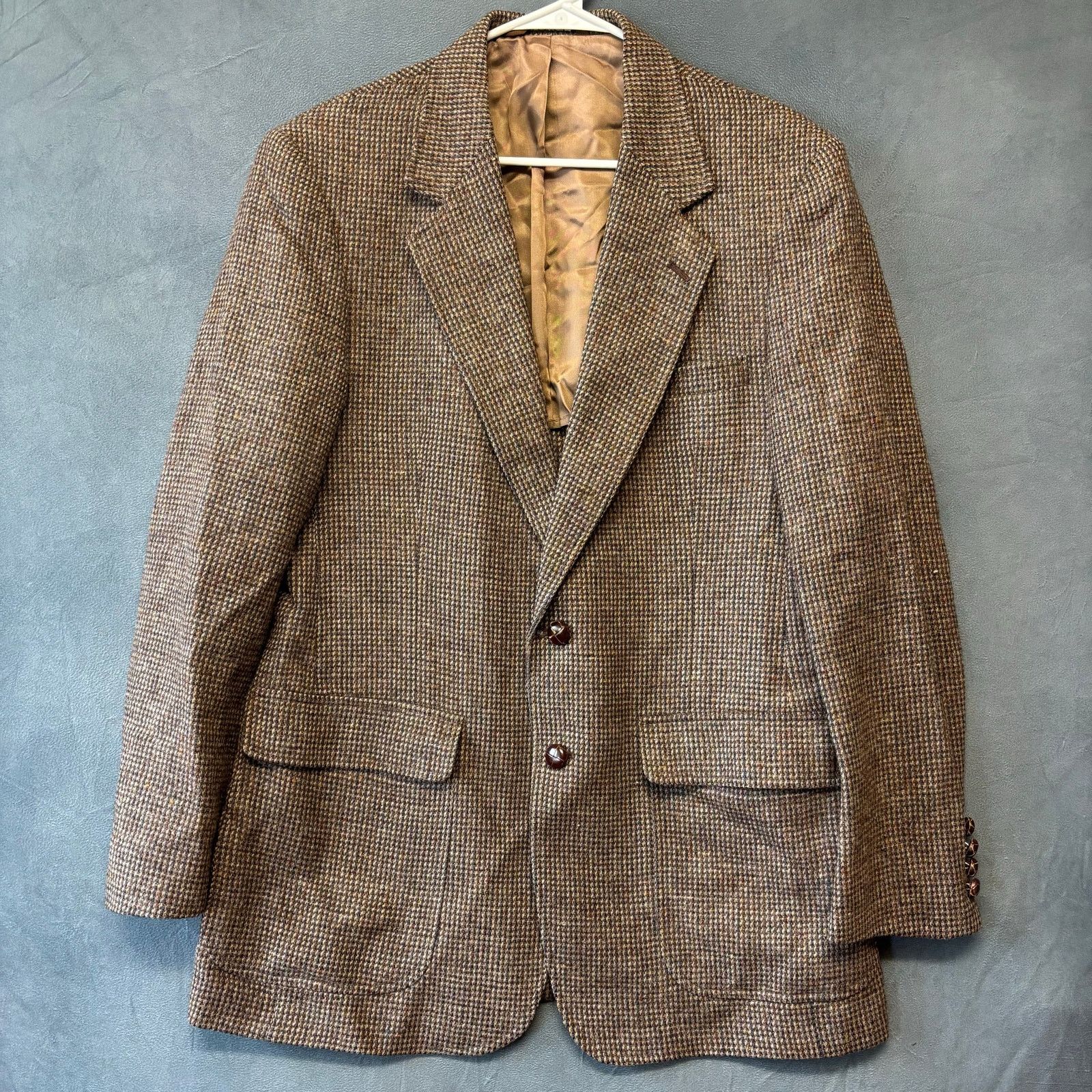 Vintage Oakton Blazer 100% Wool 40T LTD Tweed Tailor in USA