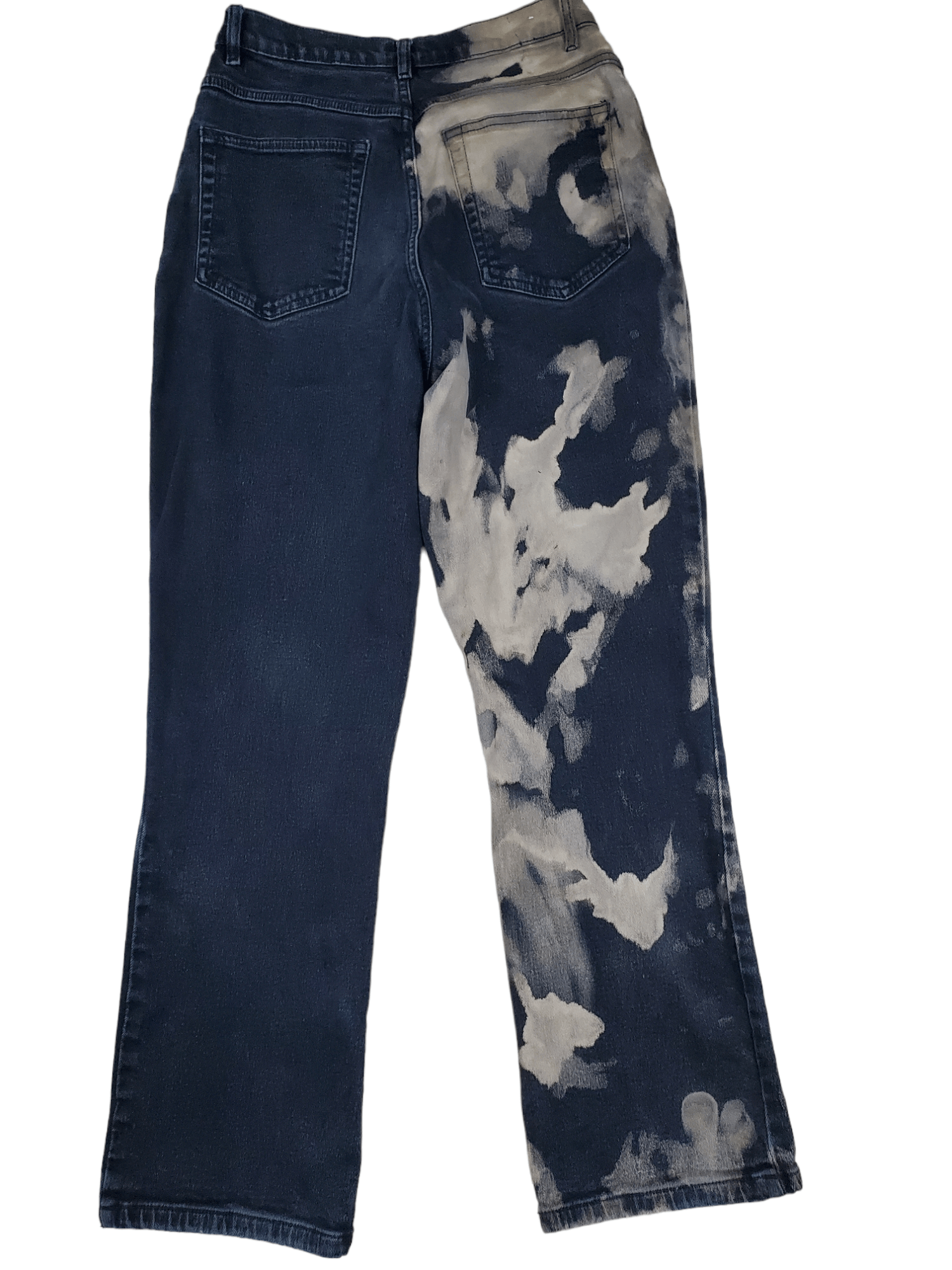 Vintage 🔥Vintage Denim Distressed Stretch Acid Wash 🔥 Size US 30 / EU 46 - 2 Thumbnail
