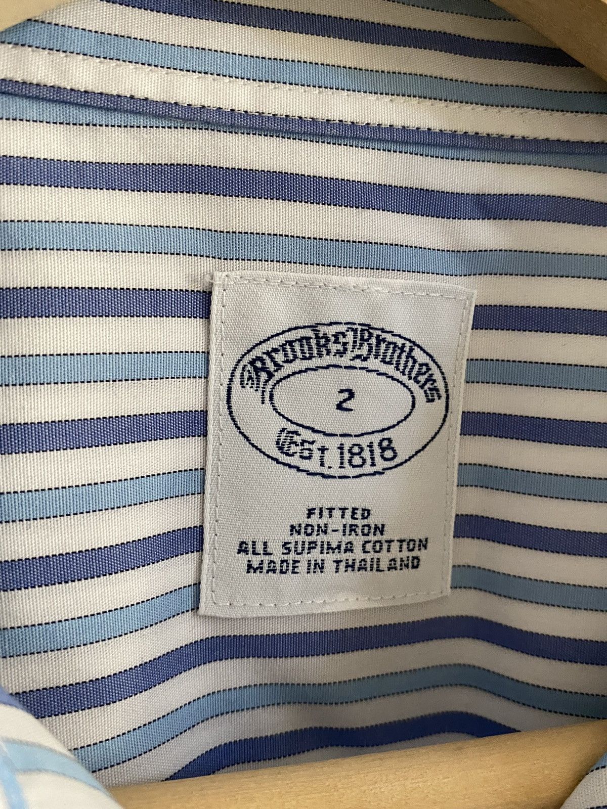 Brooks Brothers Brooks Brothers stripped blue shirt Size S / US 4 / IT 40 - 3 Thumbnail