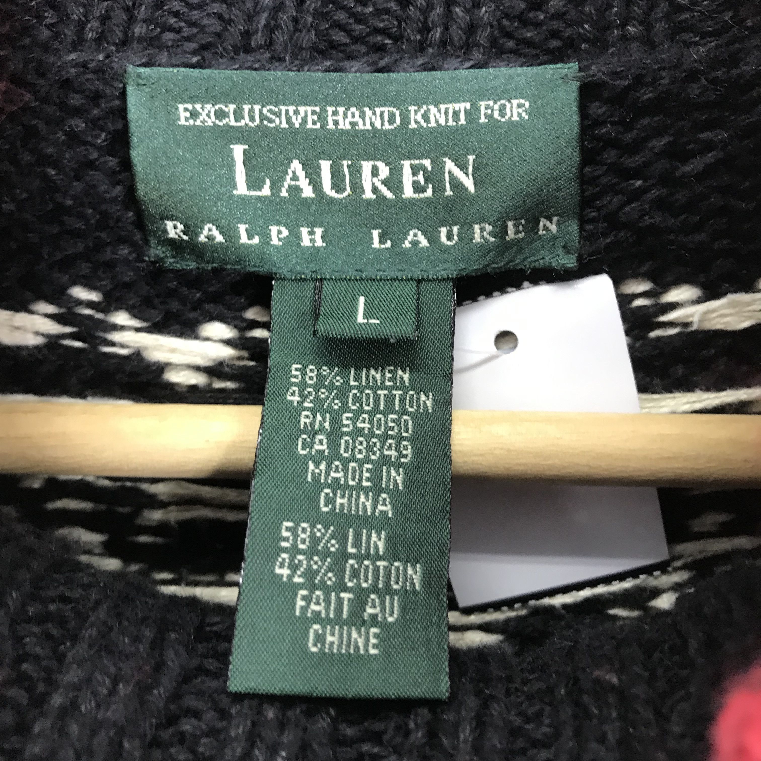 Polo Ralph Lauren Vintage Ralph Lauren Cable Knit Skiing Sweater RL Knitwear Size US L / EU 52-54 / 3 - 10 Thumbnail