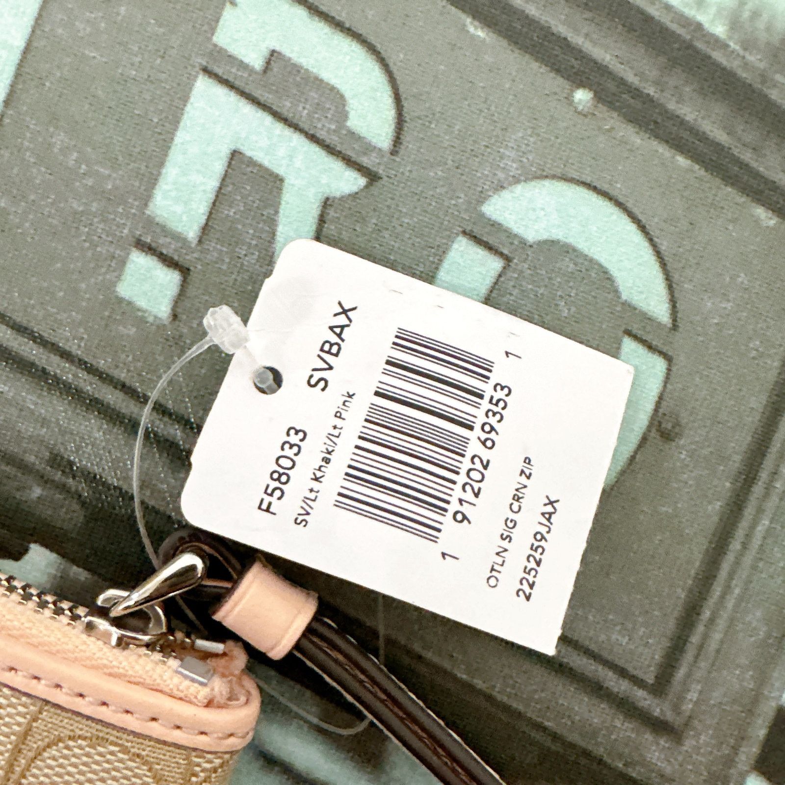Coach Coach F58033 Corner Zip Wristlet In Signature Canvas Size ONE SIZE - 4 Thumbnail