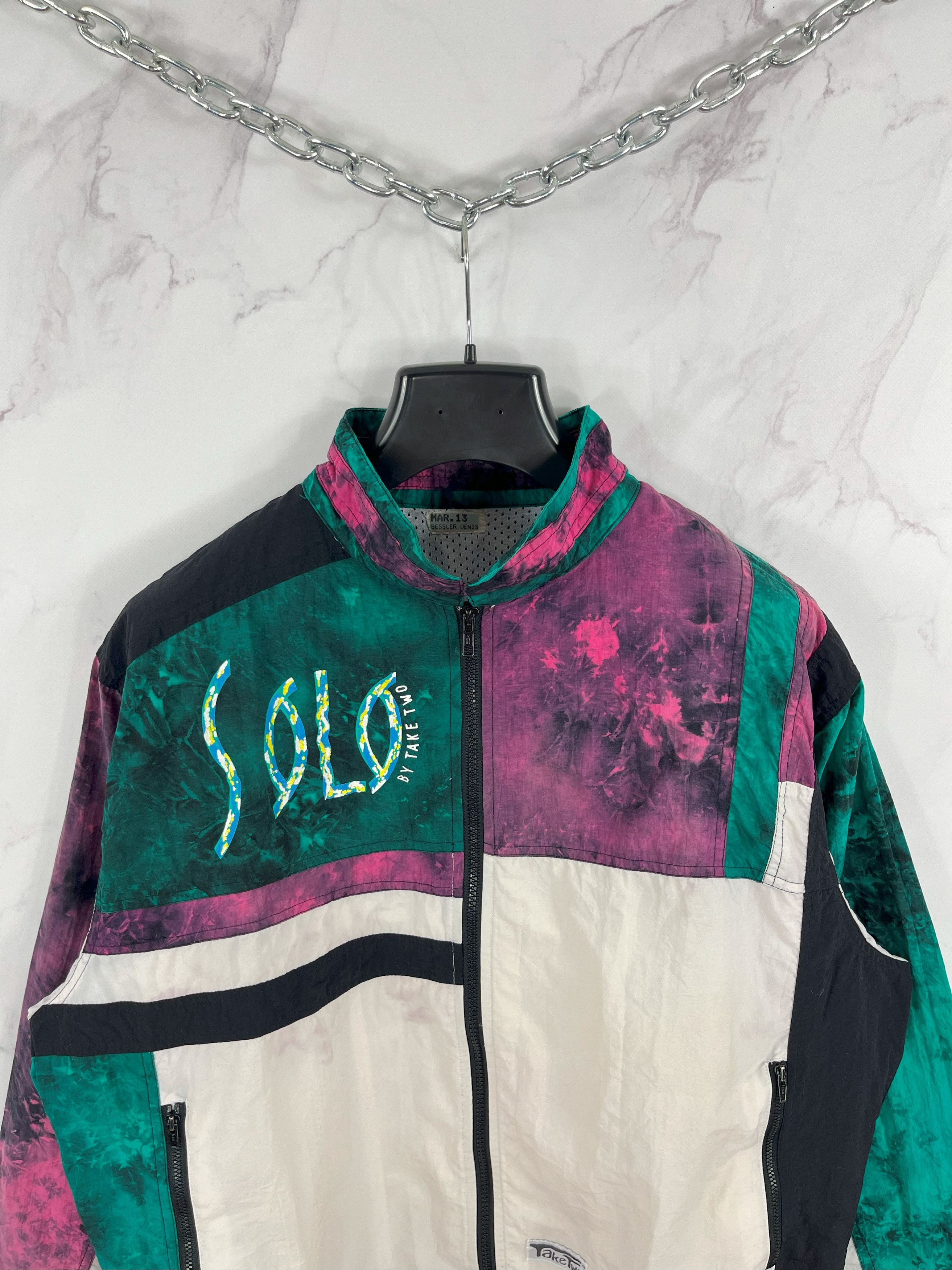 Other Vintage Take Two Space Colourblock Retro Track Jacket Size US M / EU 48-50 / 2 - 2 Thumbnail
