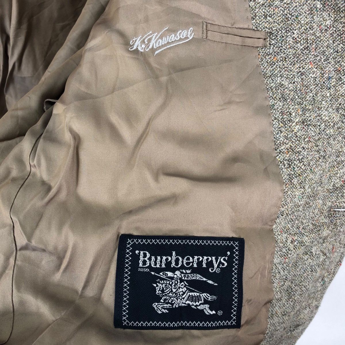 Burberry Vintage BURBERRYS LONDON ENGLAND Formal Blazer Coat Size 42R - 6 Thumbnail