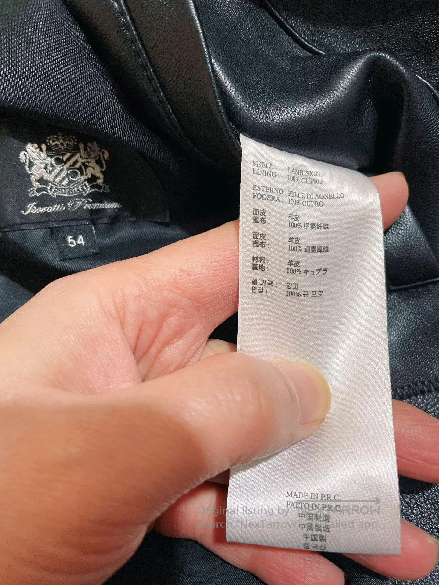 Other Isaratti Limited Leather Jacket. Size US XXL / EU 58 / 5 - 8 Thumbnail