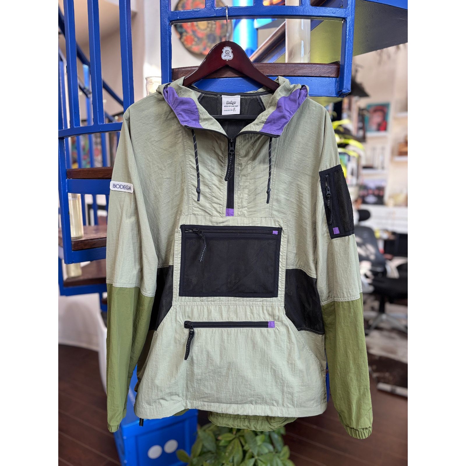 Bodega Bodega Colorblock Anorak Windbreaker (Size L) Size US L / EU 52-54 / 3 - 1 Thumbnail
