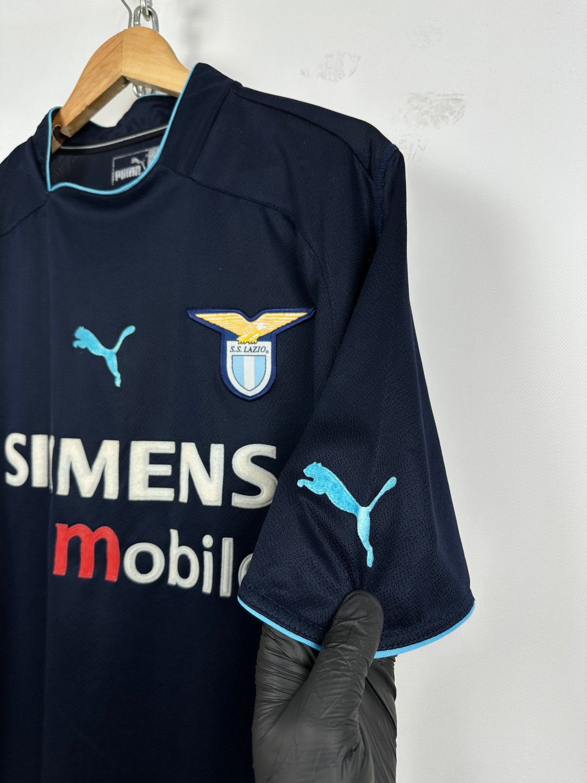 Puma 2002/03 Puma Lazio FC Vintage Away Soccer Jersey Size US M / EU 48-50 / 2 - 8 Thumbnail