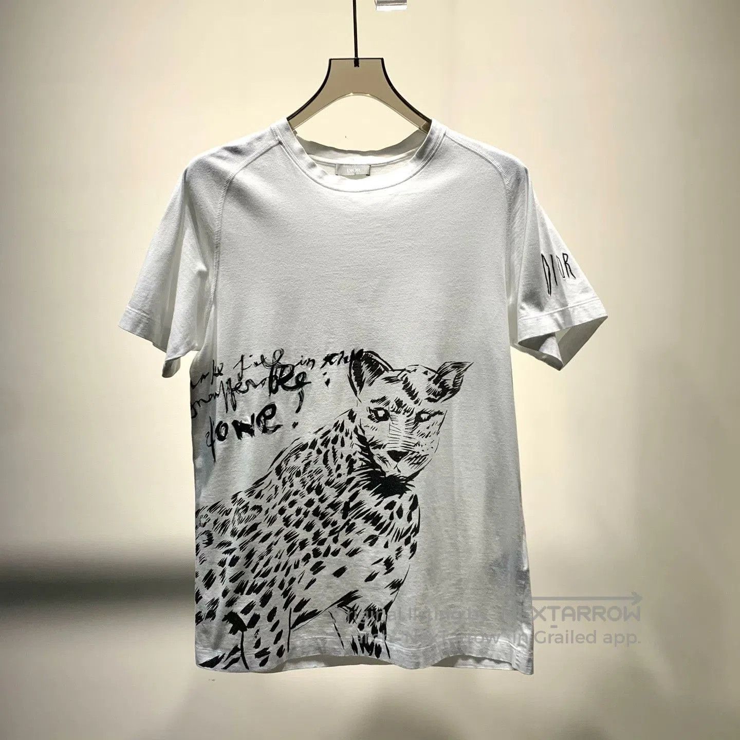Dior Dior White Short Sleeve Printed T-Shirt. Size US S / EU 44-46 / 1 - 1 Thumbnail