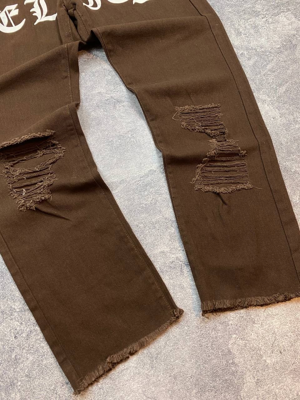 Japanese Brand Jeans Dirty Pants faded crash denim thrashed y2k distressed Size US 34 / EU 50 - 7 Thumbnail