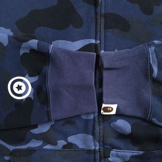 Bape × Nigo BAPE Tiger full zip hoodie Blue camo a bathing ape NIGO Size US L / EU 52-54 / 3 - 7 Thumbnail