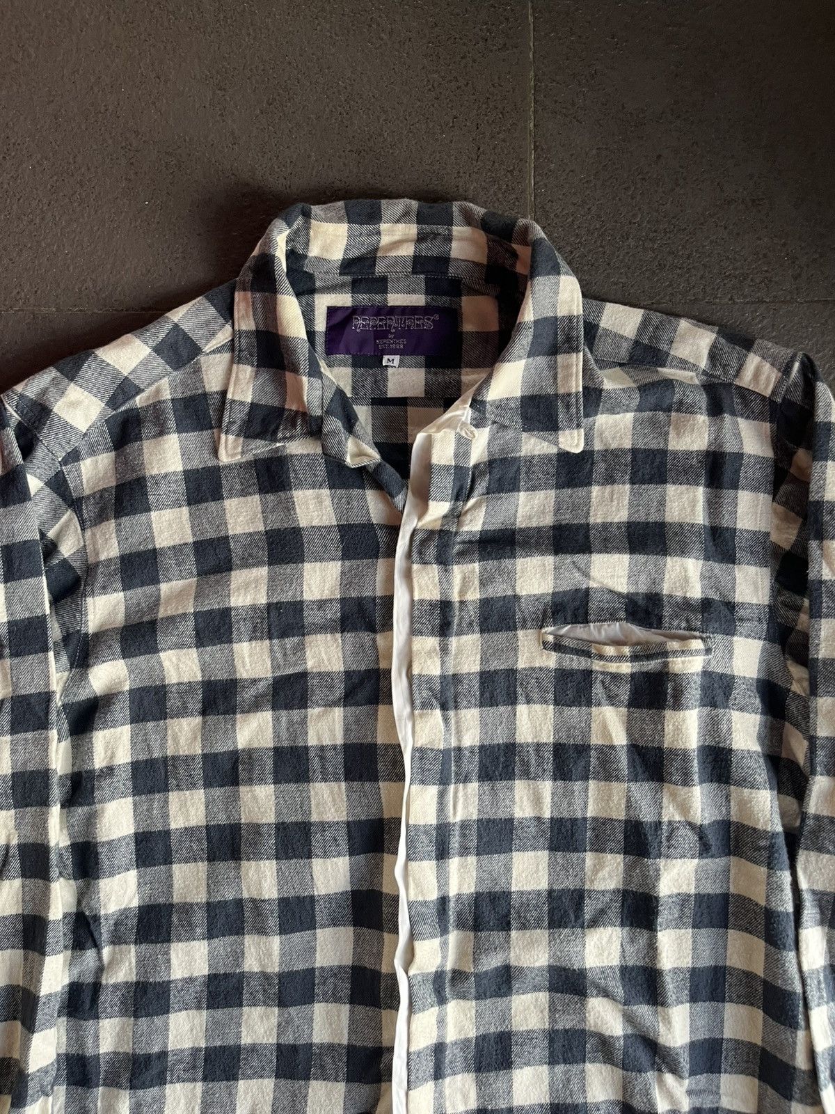 Nepenthes Nepenthes Checkered Flannel B/D Gingham Shirt Japan Size US M / EU 48-50 / 2 - 2 Thumbnail