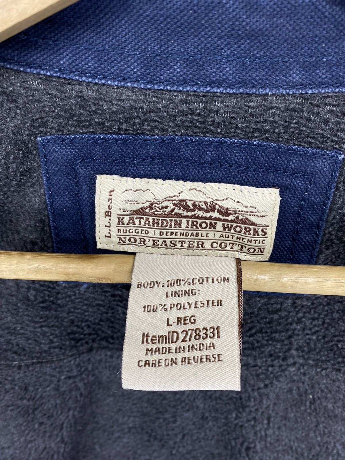 L.L. Bean Vintage L.L. Bean Workwear Button Up Denim Jacket Size US L / EU 52-54 / 3 - 7 Thumbnail