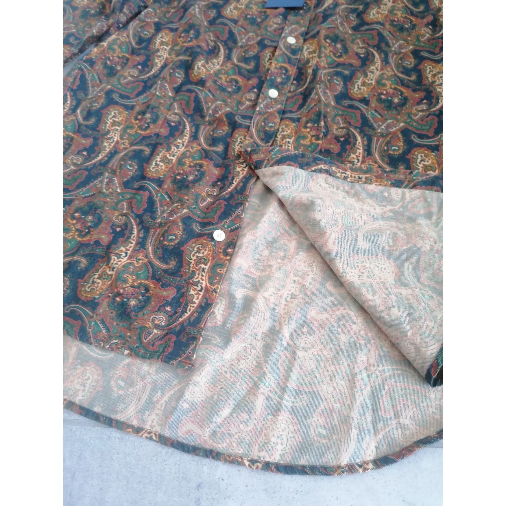 Gant GANT "Paisley Print" Corduroy baroque-style Shirt Size US M / EU 48-50 / 2 - 7 Thumbnail