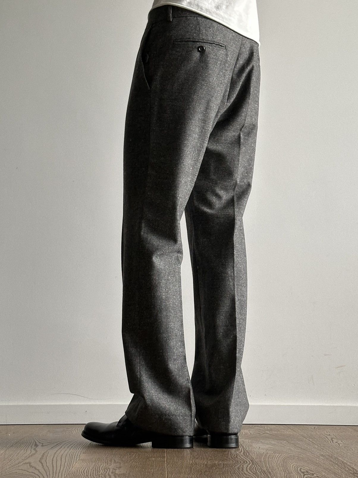 Yves Saint Laurent YSL by Stefano Pilati Wool Pants Size US 32 / EU 48 - 3 Thumbnail