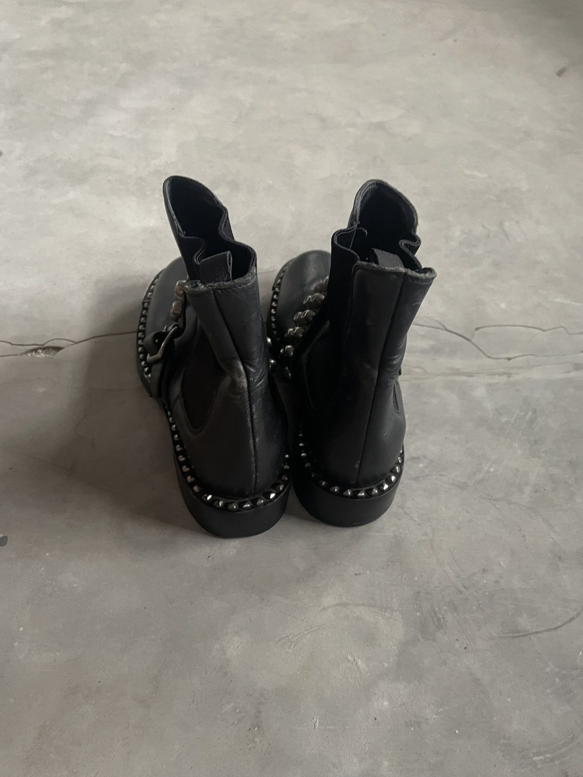 Miu Miu Miu Miu Chelsea Boots Studded Leather Size US 5.5 / IT 35.5 - 12 Thumbnail