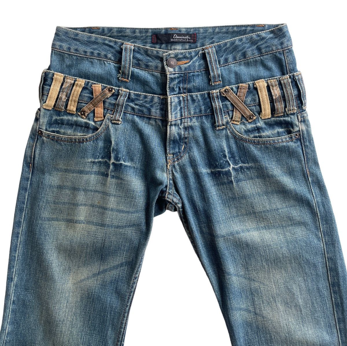 Japanese Brand Vintage Japanese Double Waist Mudd Denim Size US 32 / EU 48 - 6 Thumbnail