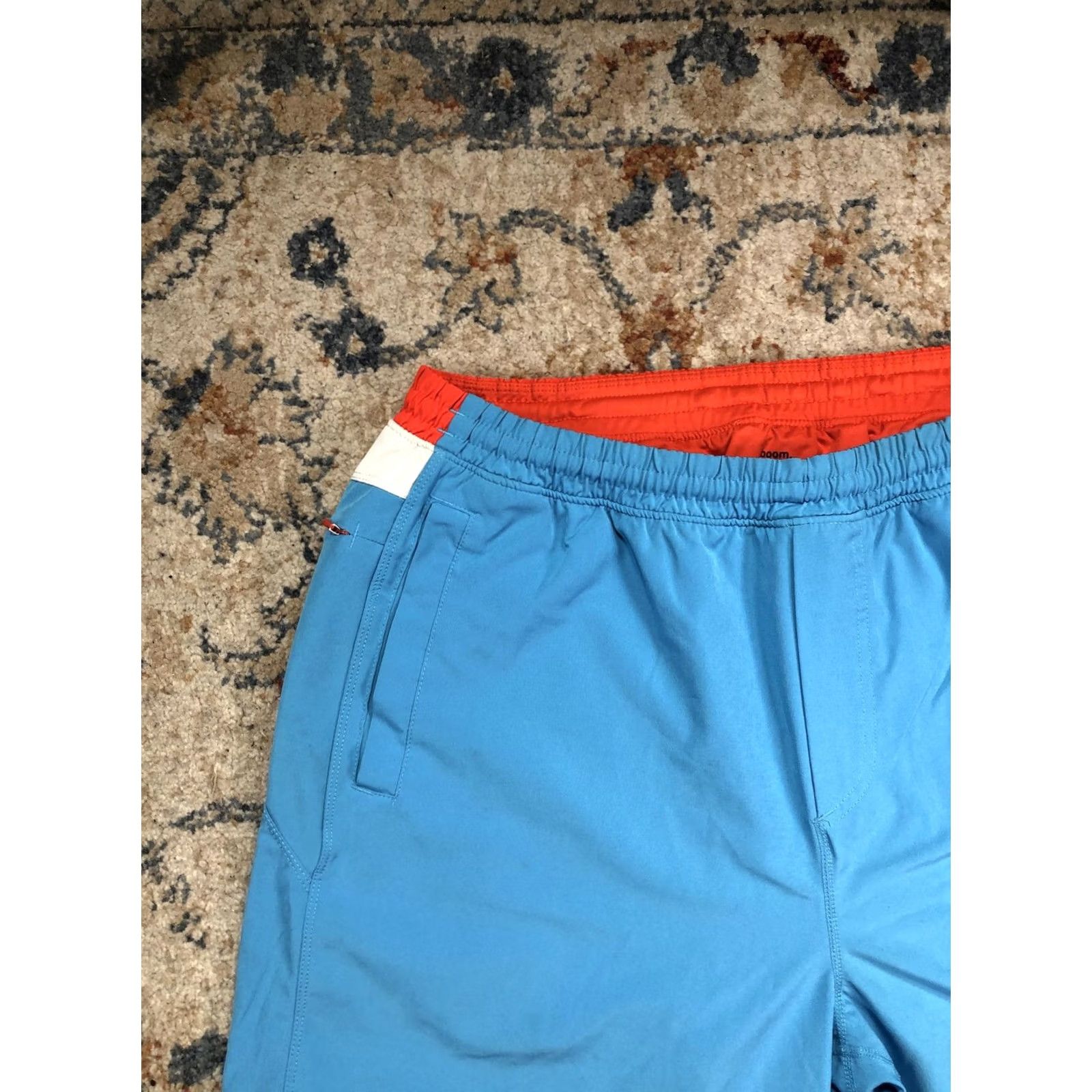 Vintage Birddogs Shorts Mens 2XL Blue Lined Stretch 9 Inseam Elastic Waist Athletic Size US 39 - 2 Thumbnail